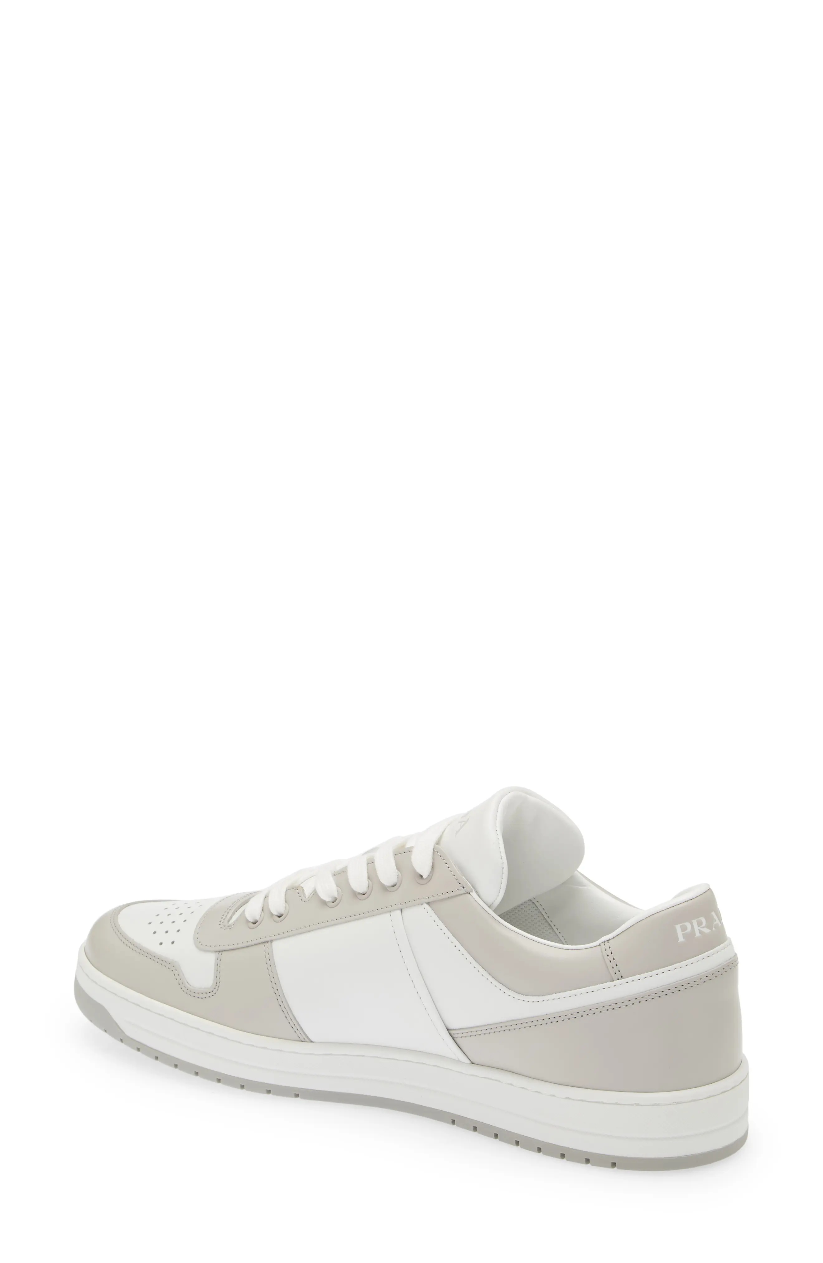 Downtown Logo Low Top Sneaker in Bianco/Cristallo - 2