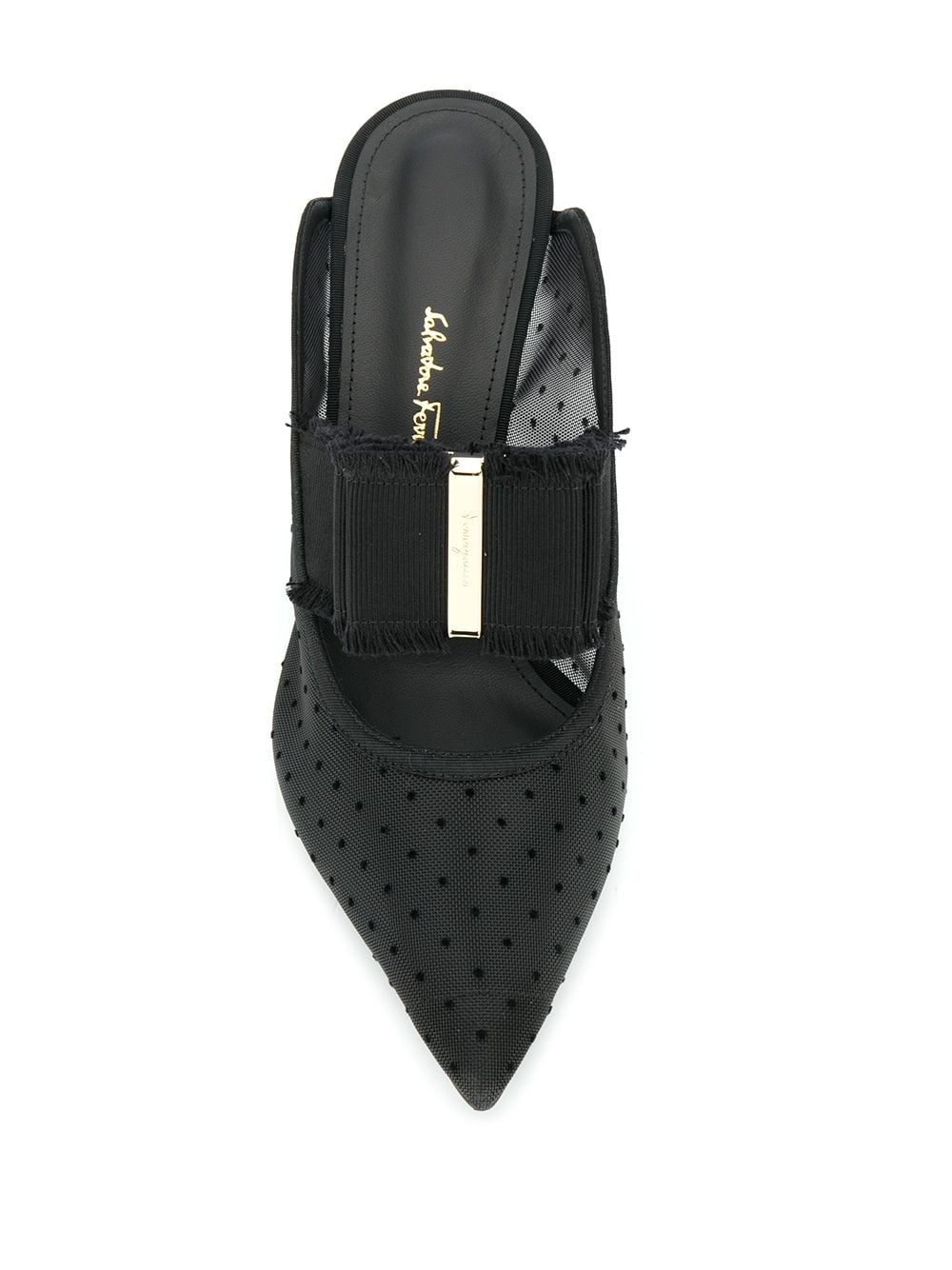 Zelda point d'esprit mesh mules - 4