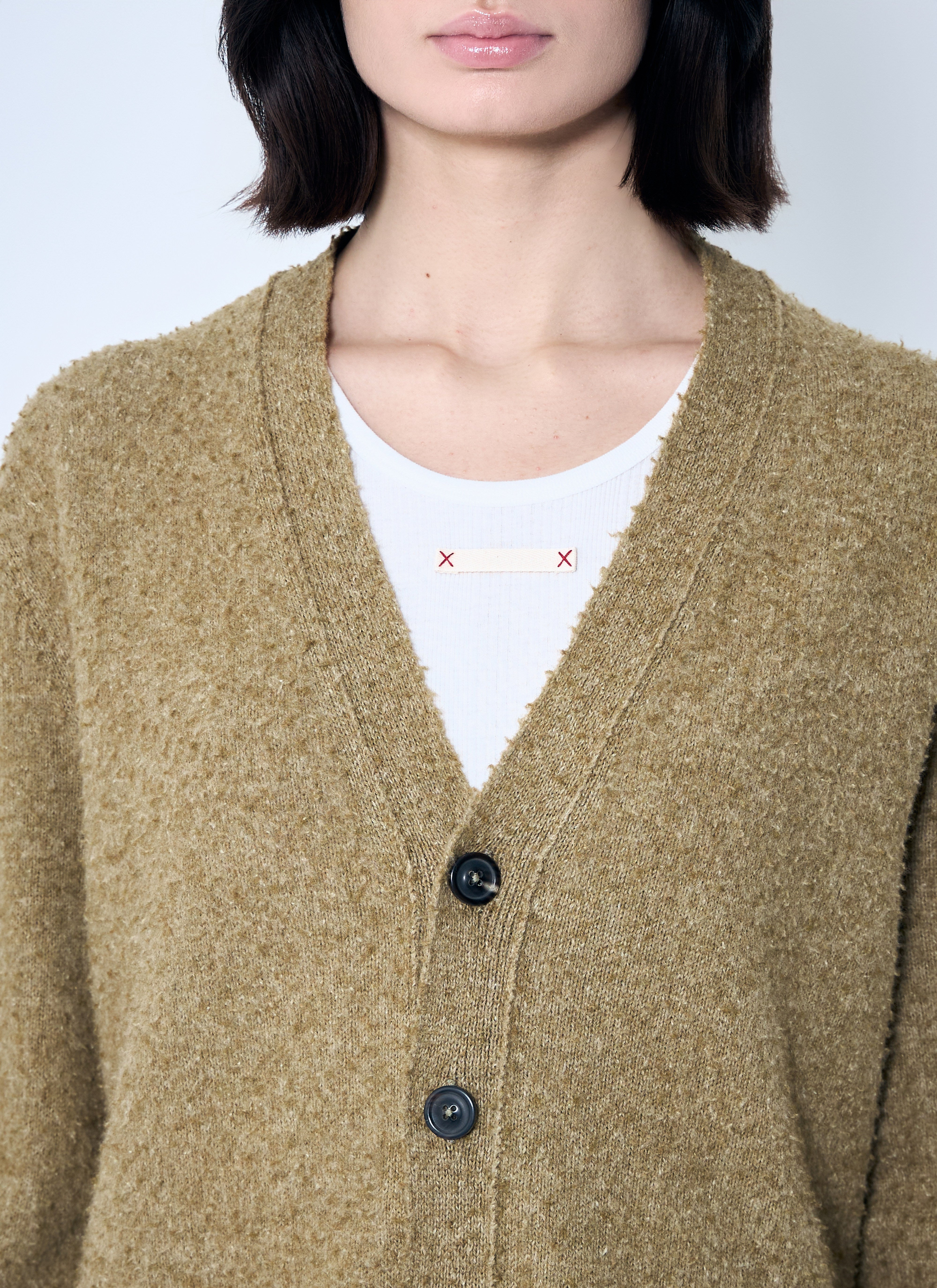 Maison Margiela Women Wool-Blend Cardigan - 6