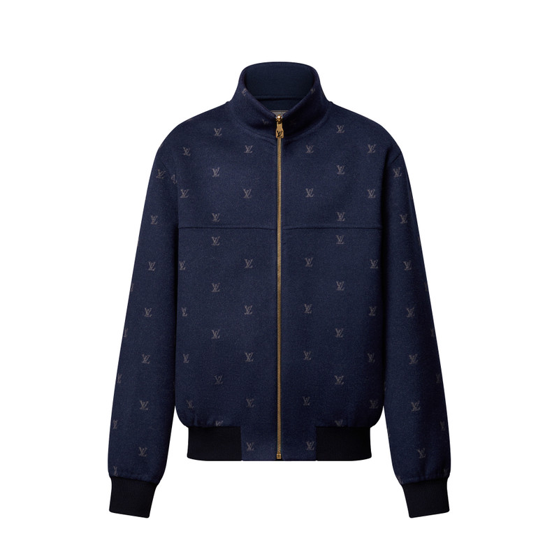 LV Blason Double Face Wool-Silk Blend Reversible Blouson 1