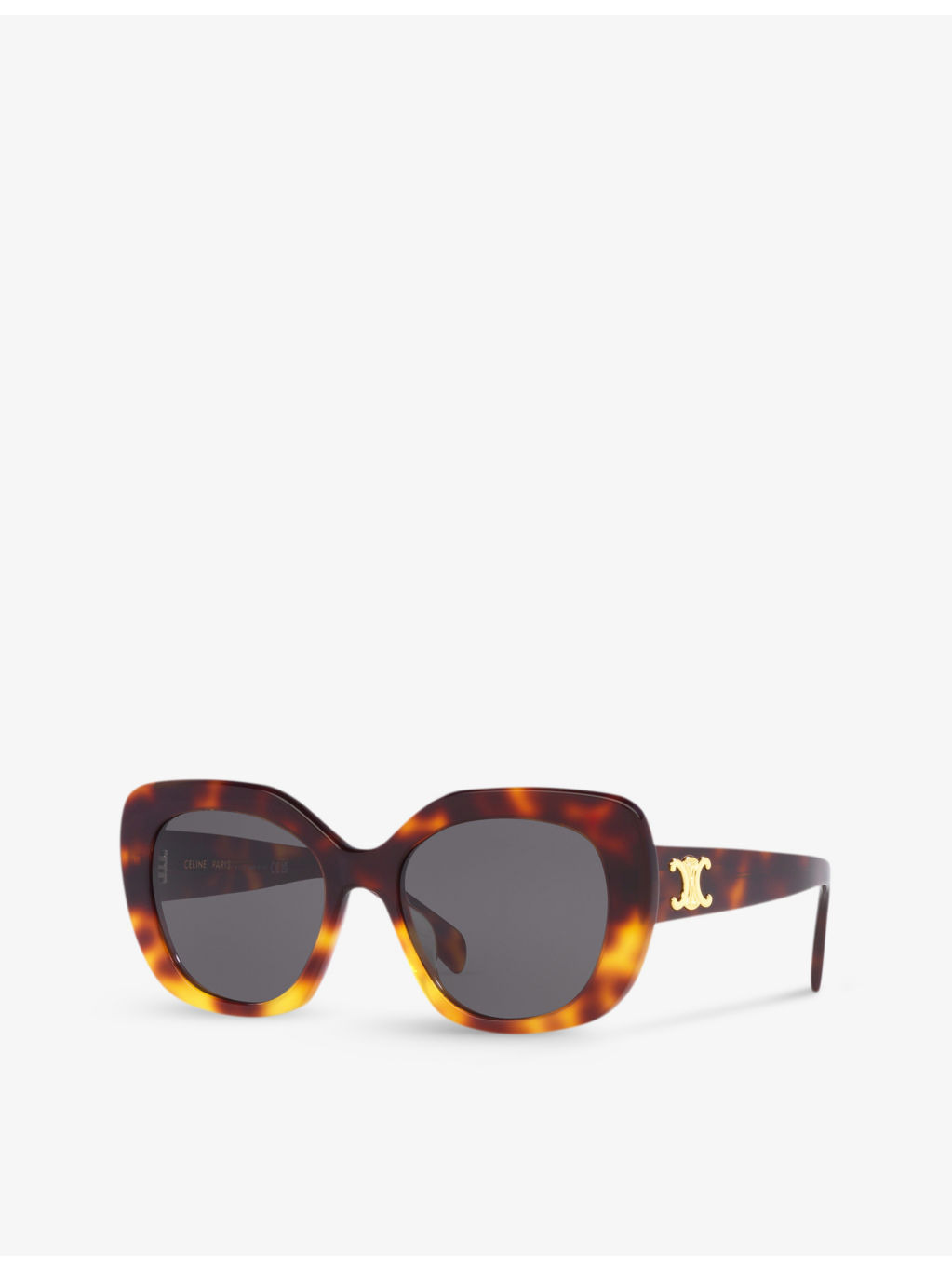 CL000366 CL40226U butterfly-frame tortoiseshell acetate sunglasses - 3