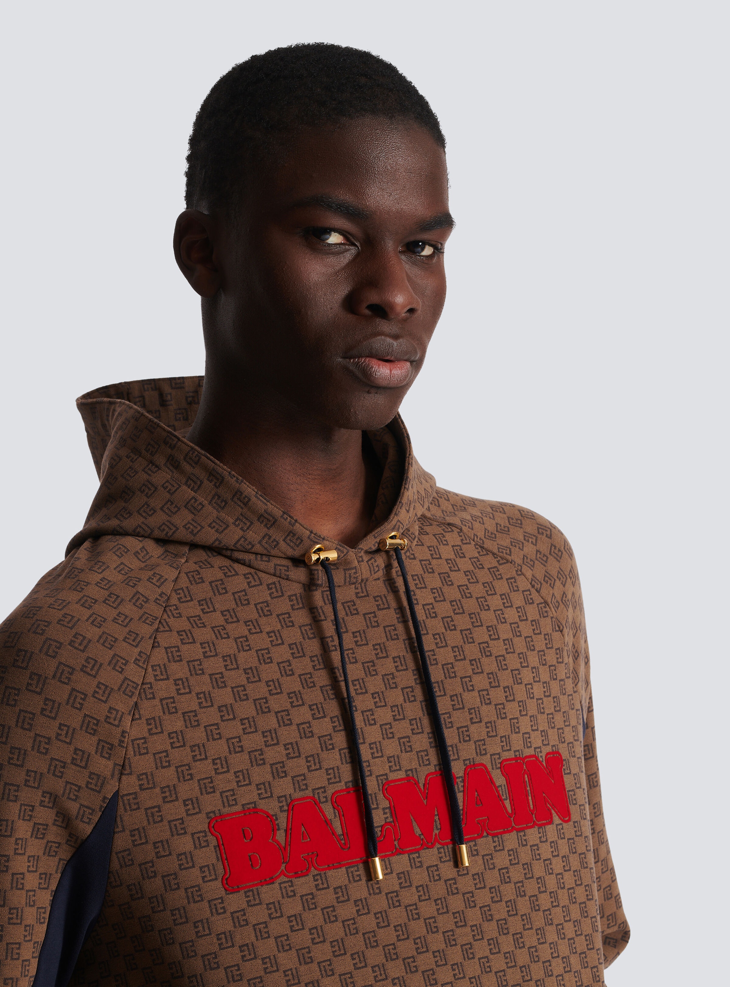 Mini monogram jacquard hoodie - 7