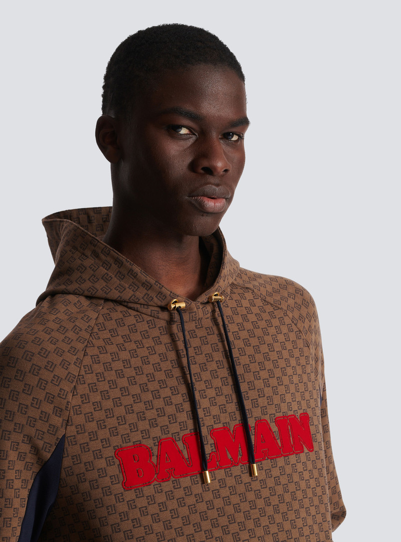 Mini monogram jacquard hoodie 7