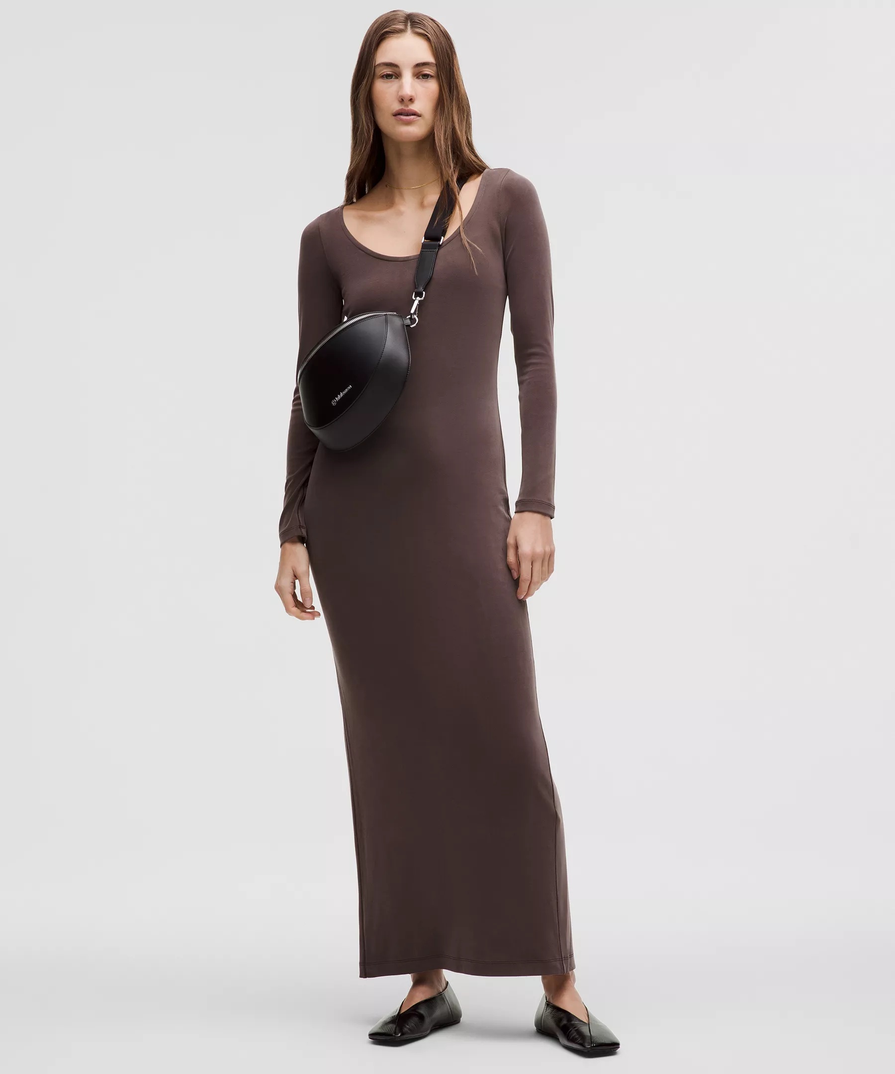 Drapey Softstreme Long-Sleeve Maxi Dress - 1