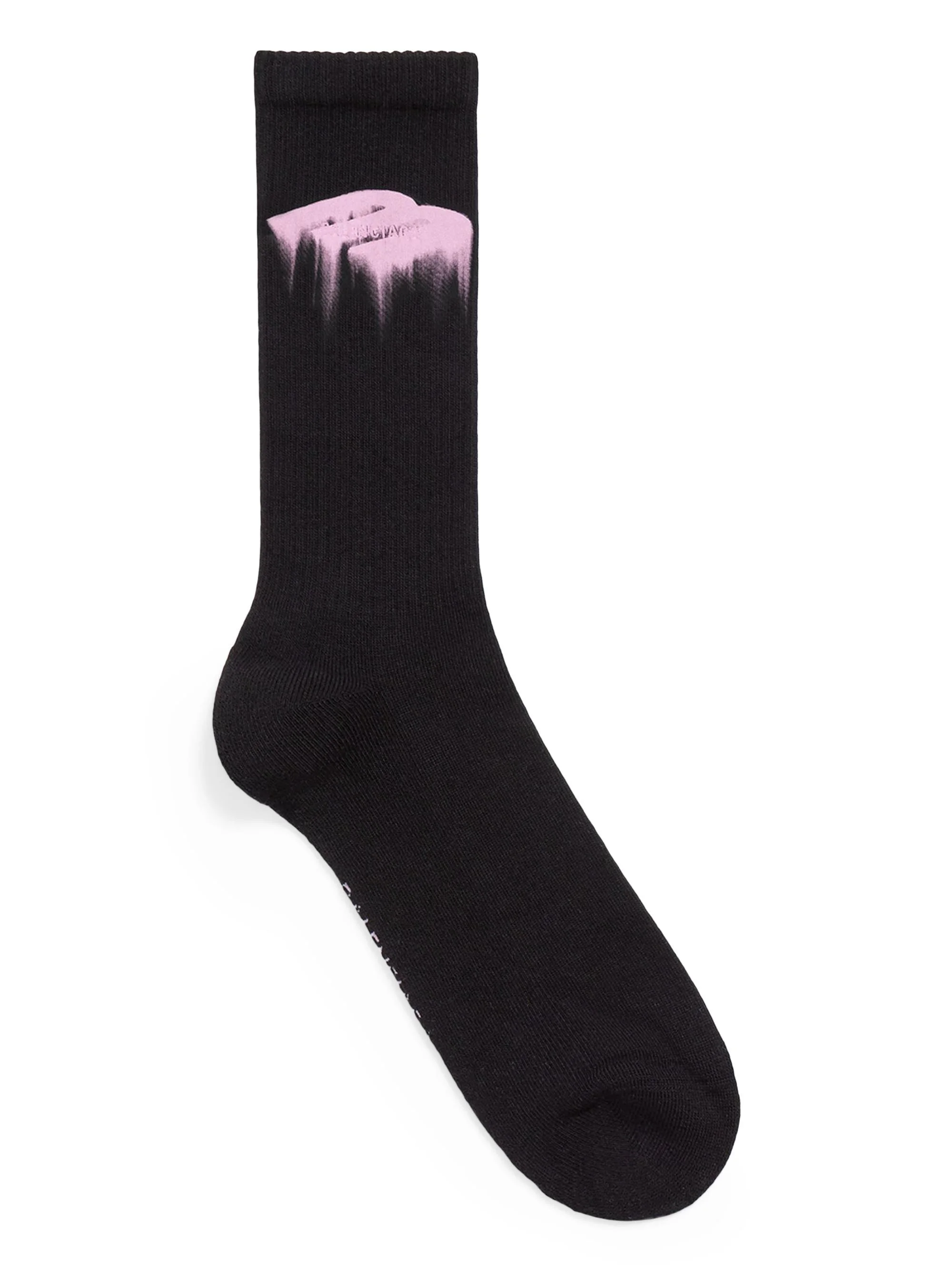Men's Wet Brush Socks - Pink Black - 1