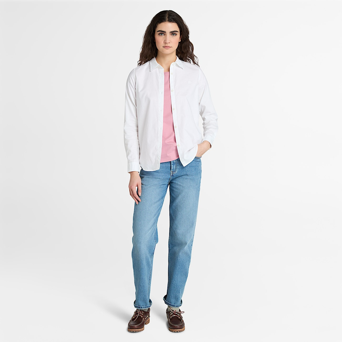 Women's Timberland® Oxford Long-Sleeve Shirt - 3