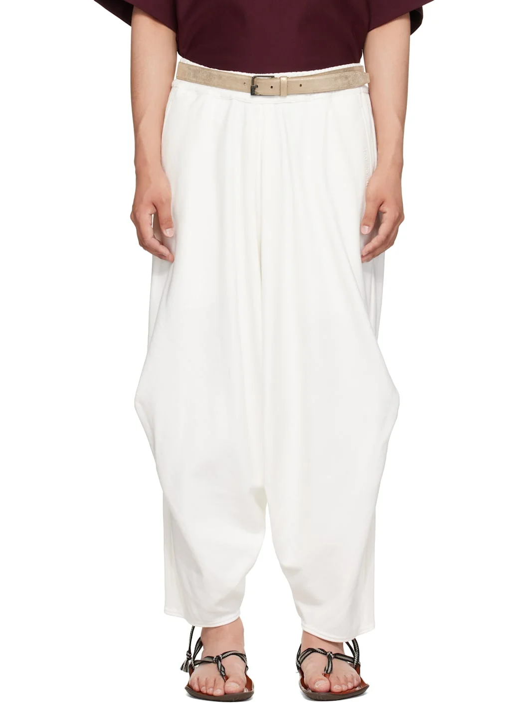 Off-White Embroidered Sweatpants - 1