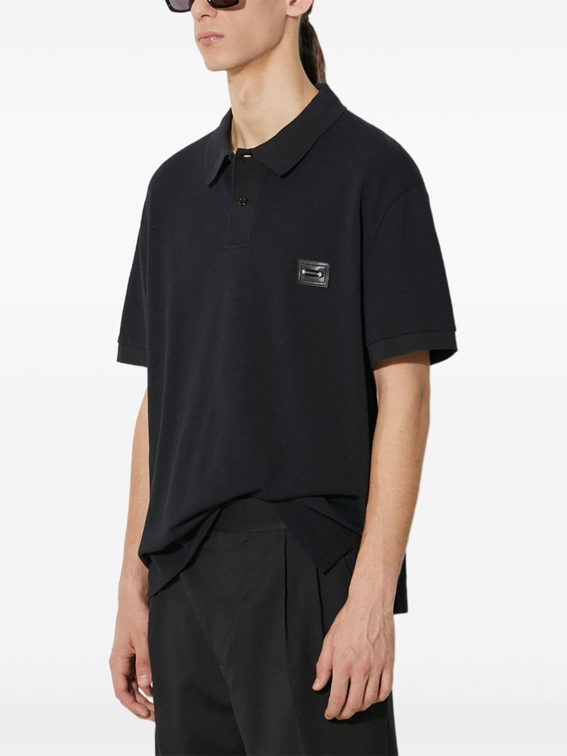 tonal-appliqué short-sleeve polo shirt 3