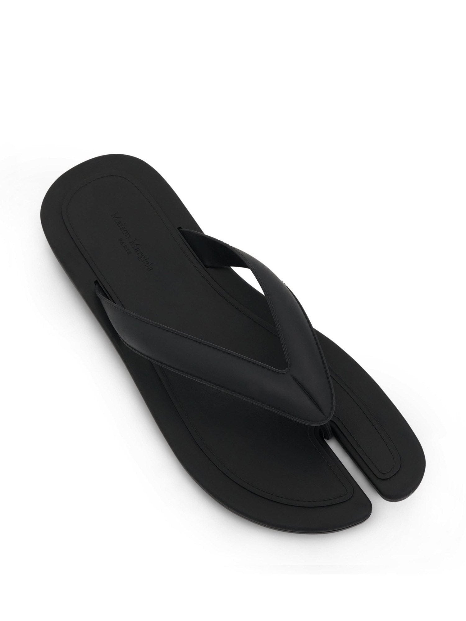 Tabi Slip On Slides in Black Raven - 3