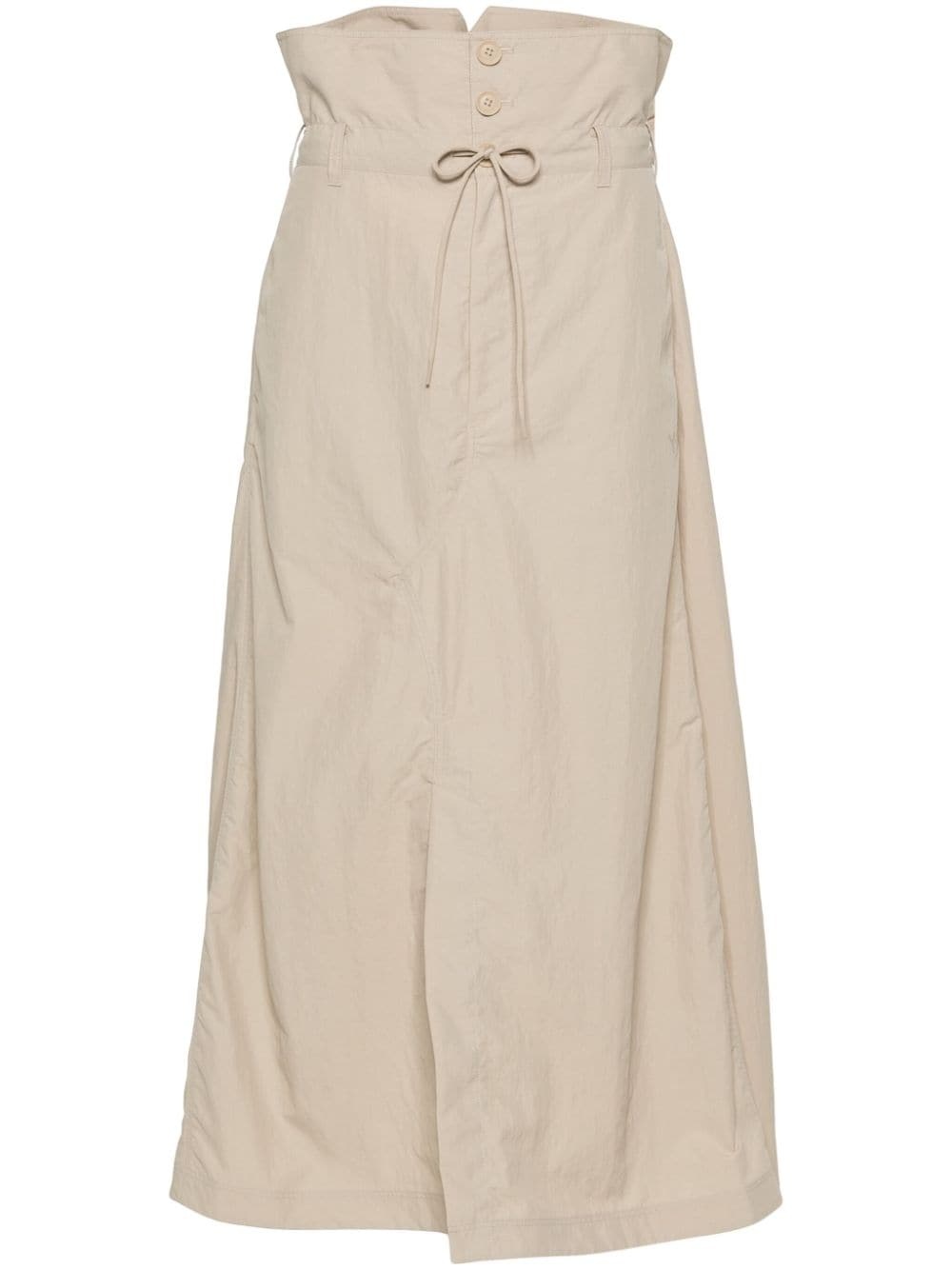 A-line crinkled maxi skirt - 1
