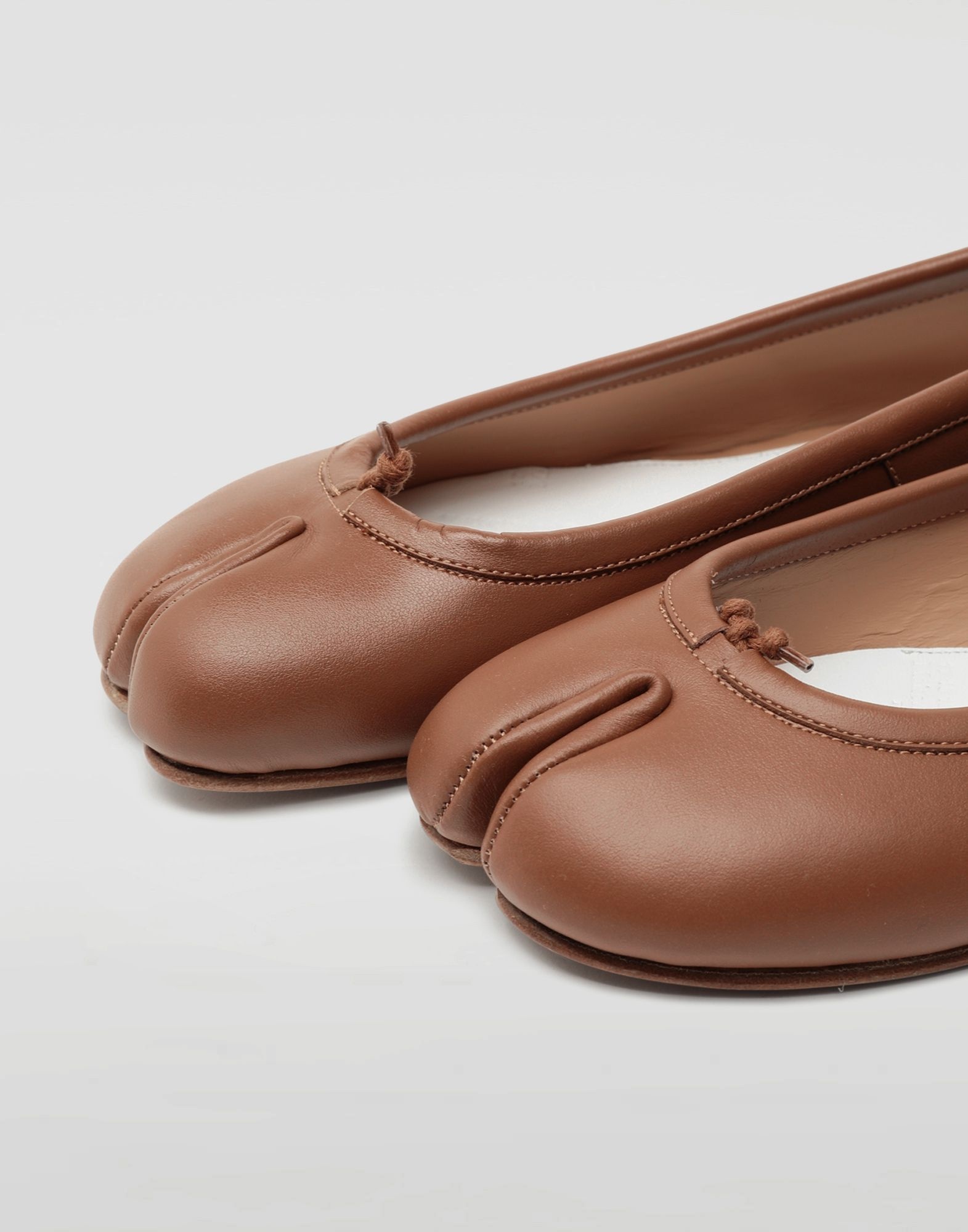 Tabi calfskin ballerinas - 4