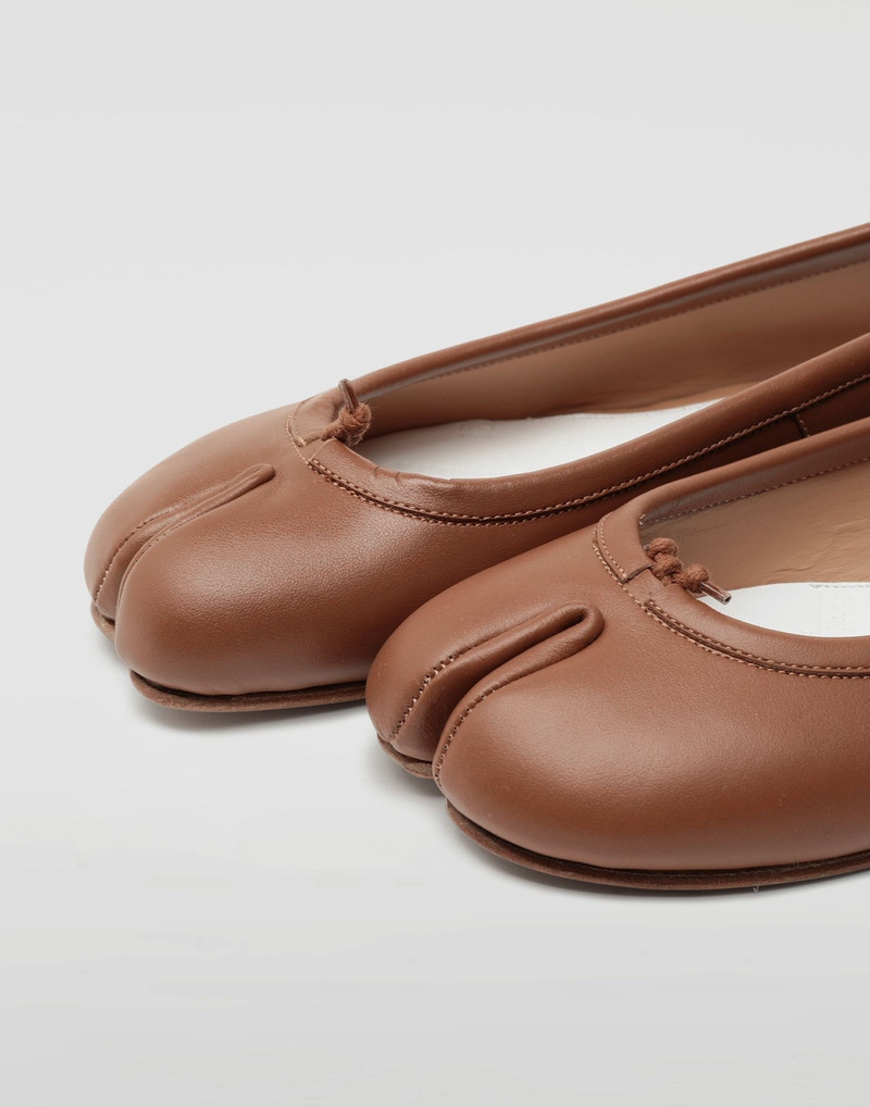 Tabi calfskin ballerinas 4