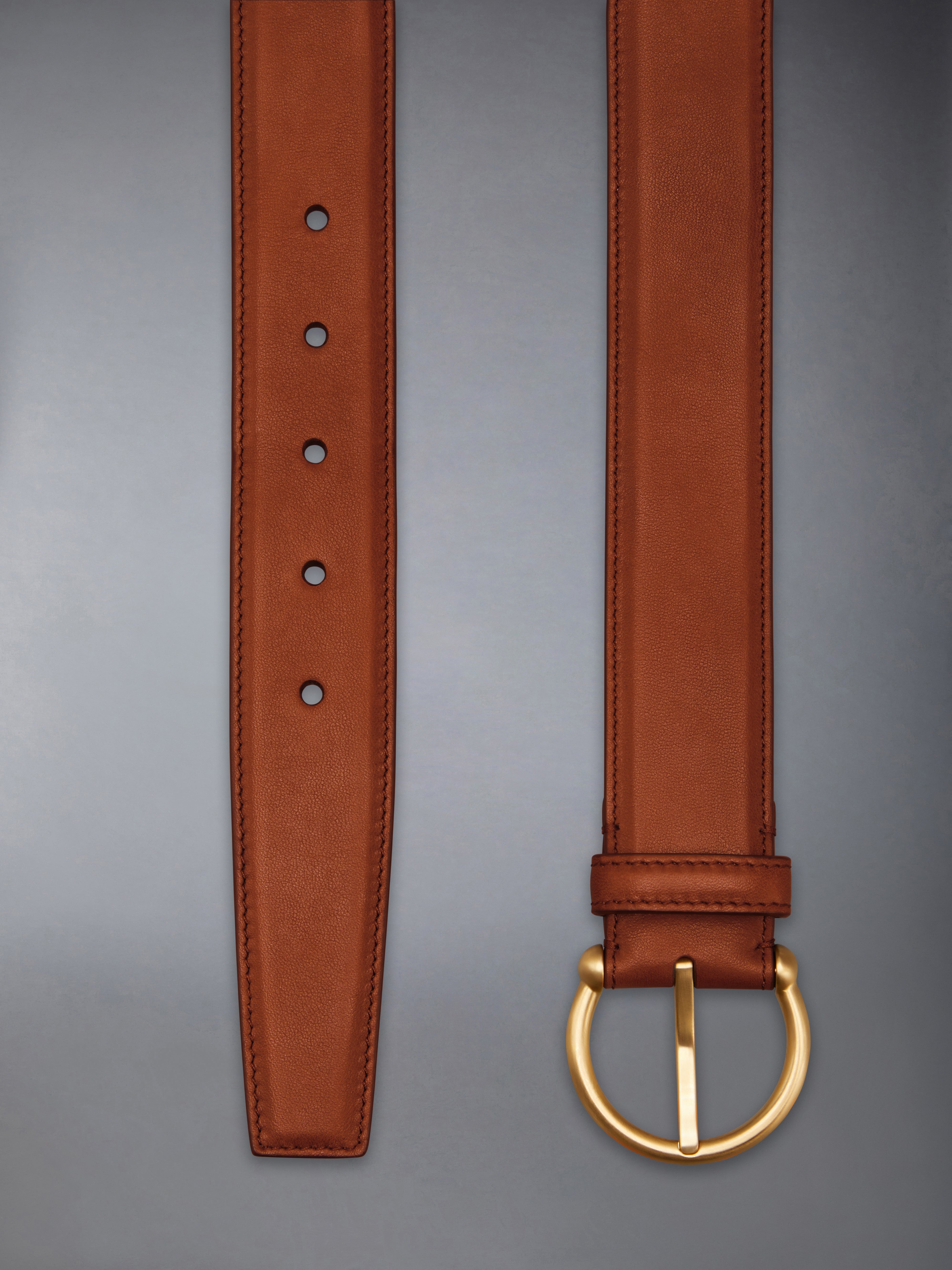 VACCETTA ROUND BUCKLE BELT - 3