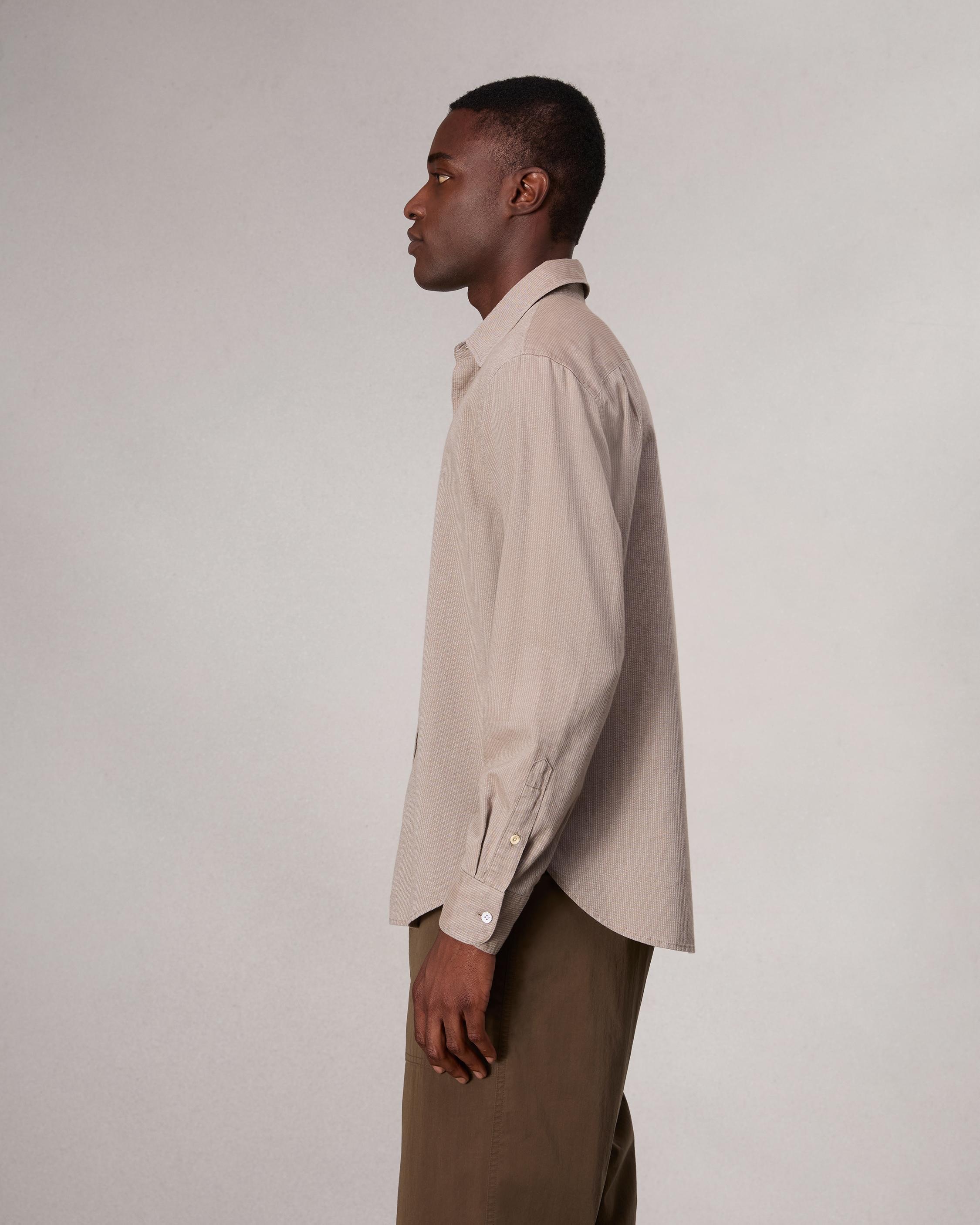Finch Textured Striped Shirt - 4