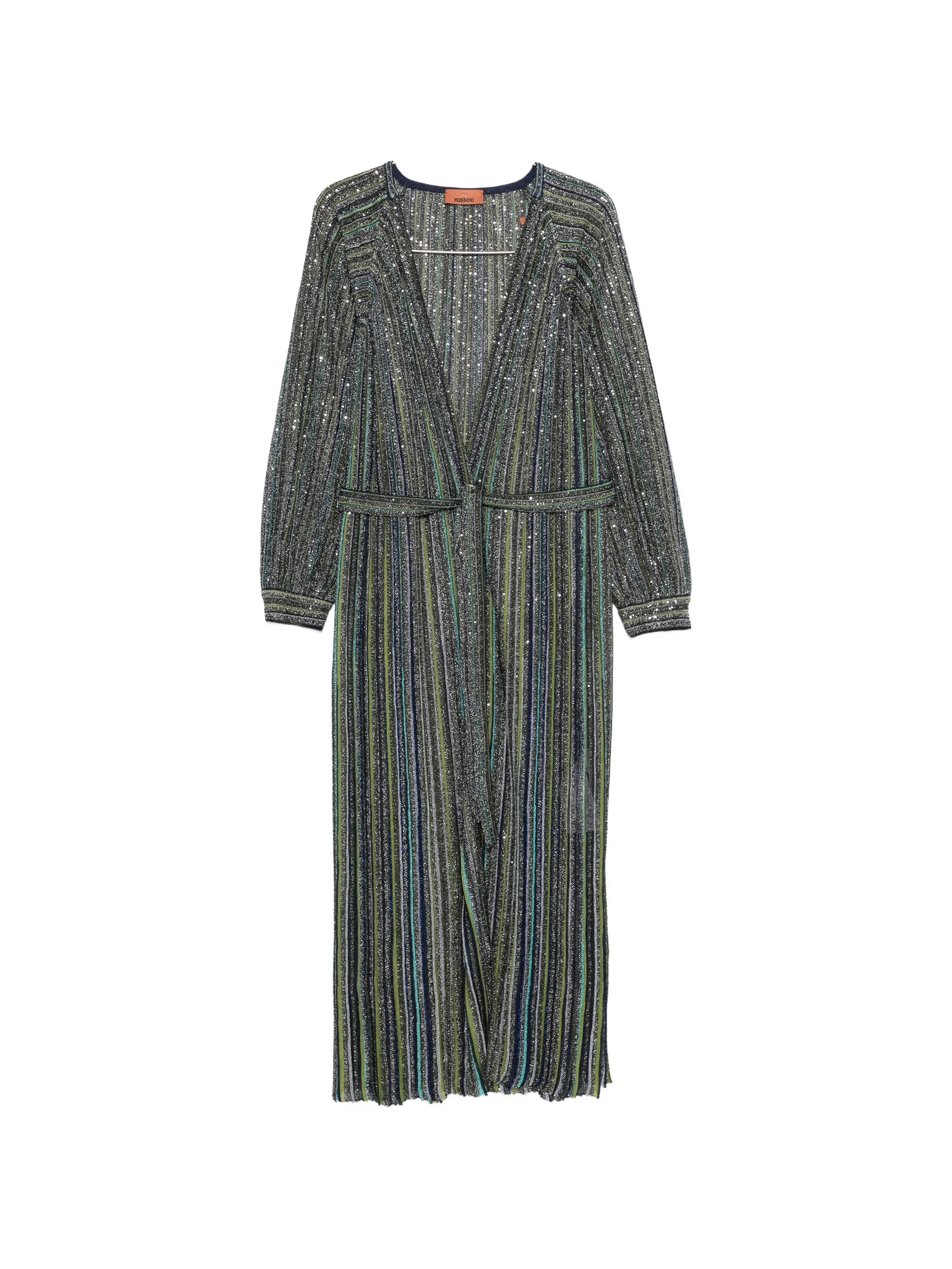 Missoni Sequin-embellished Striped Cardigan - 1