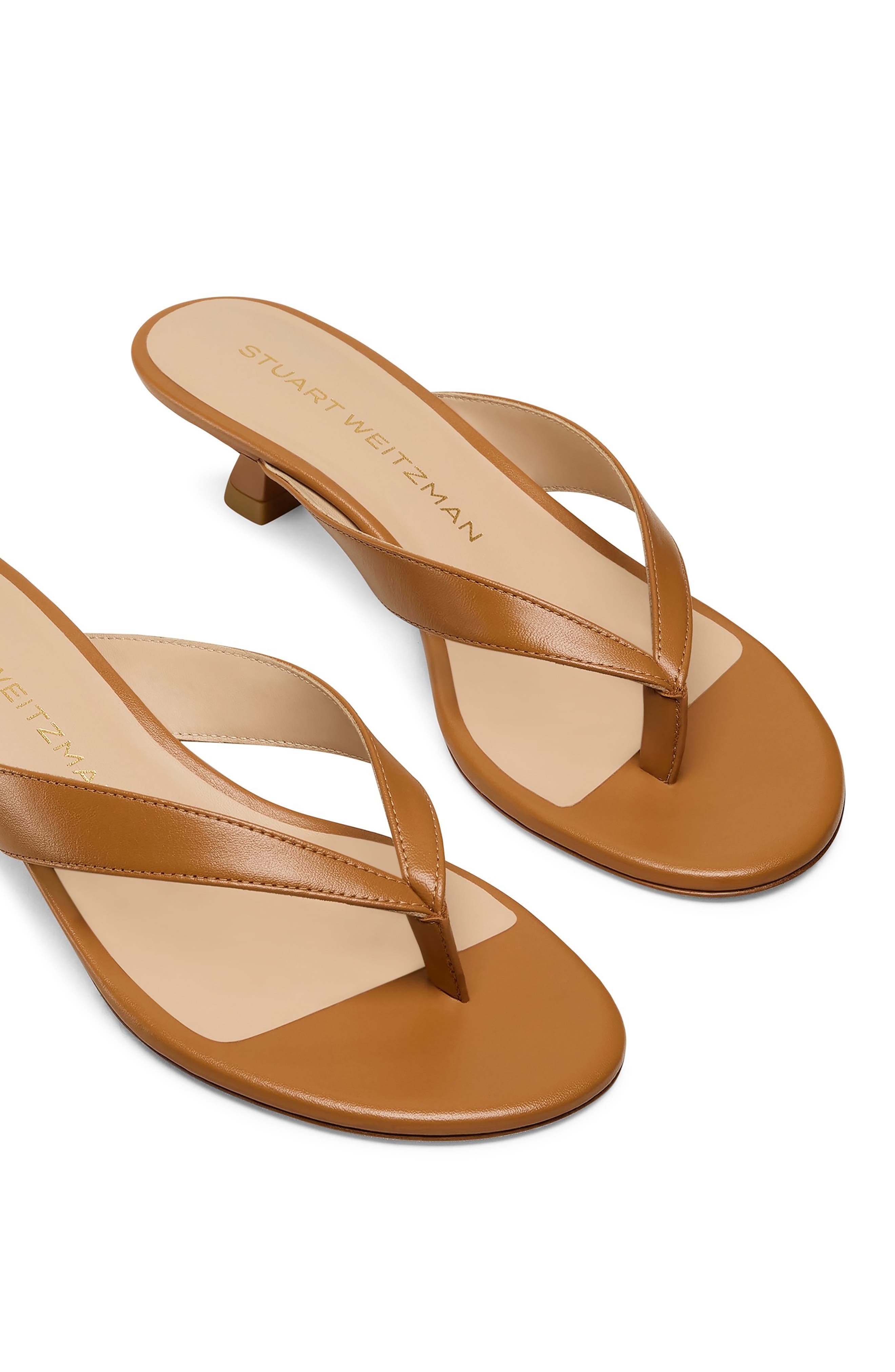 Stuart Weitzman Rio Kitten Heel Sandal in Macchiato at Nordstrom - 4