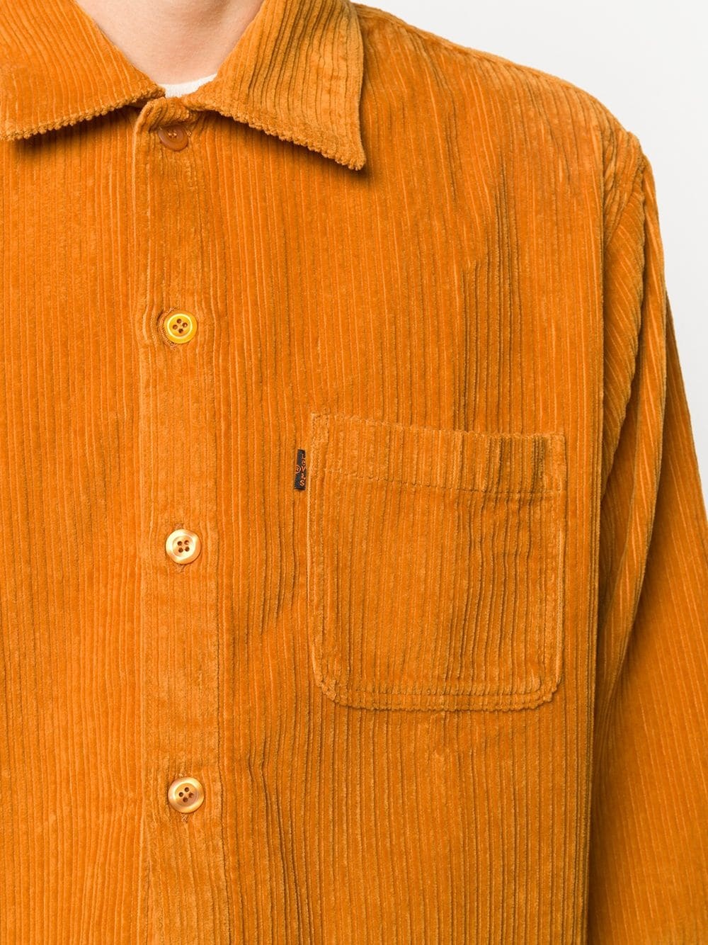 corduroy long-sleeved cotton shirt - 5