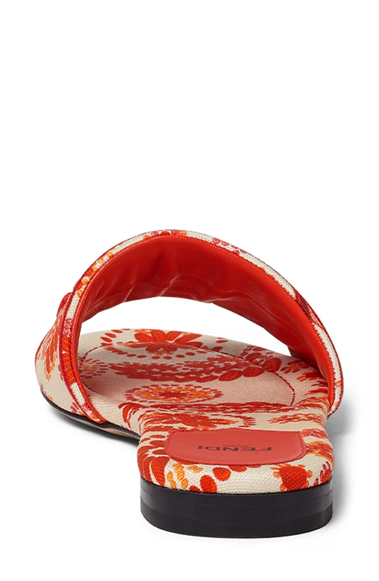 Fendi Sunshine Flat Sandal in Camelia Lava at Nordstrom - 4