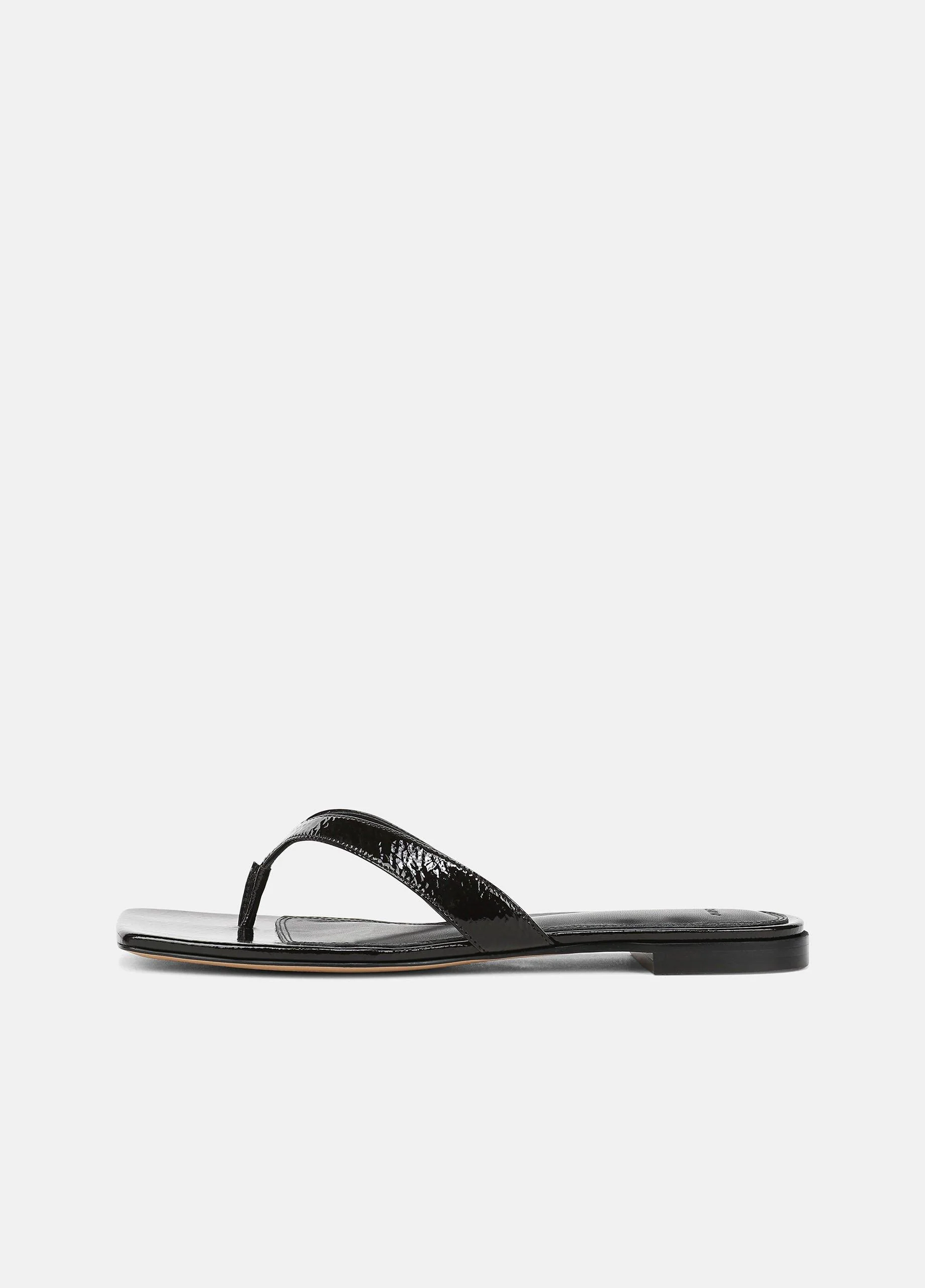 San Juan Patent Leather Thong Sandal - 1
