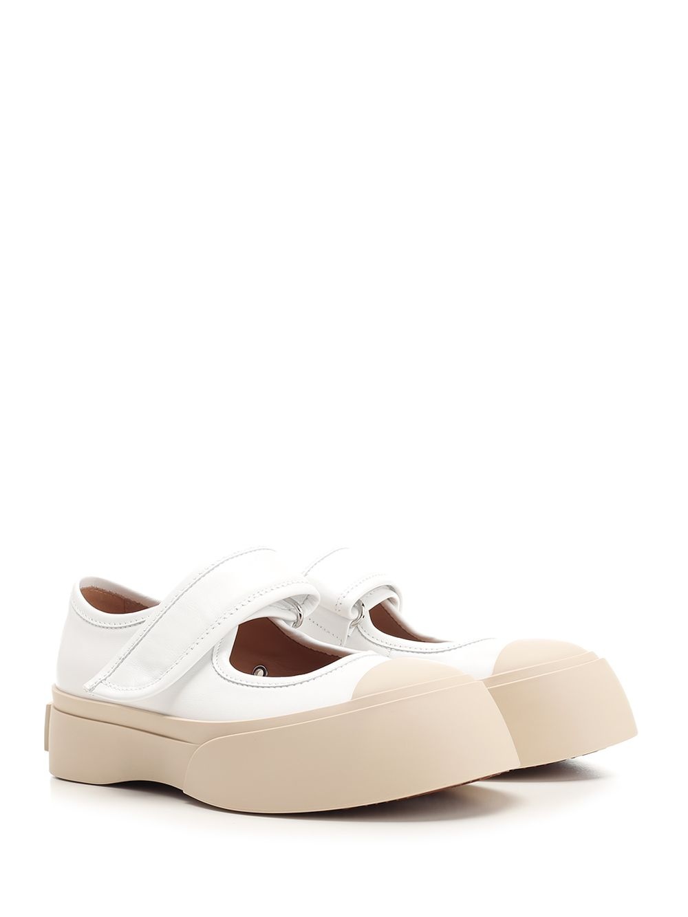 Mary Jane Sneakers White - 2