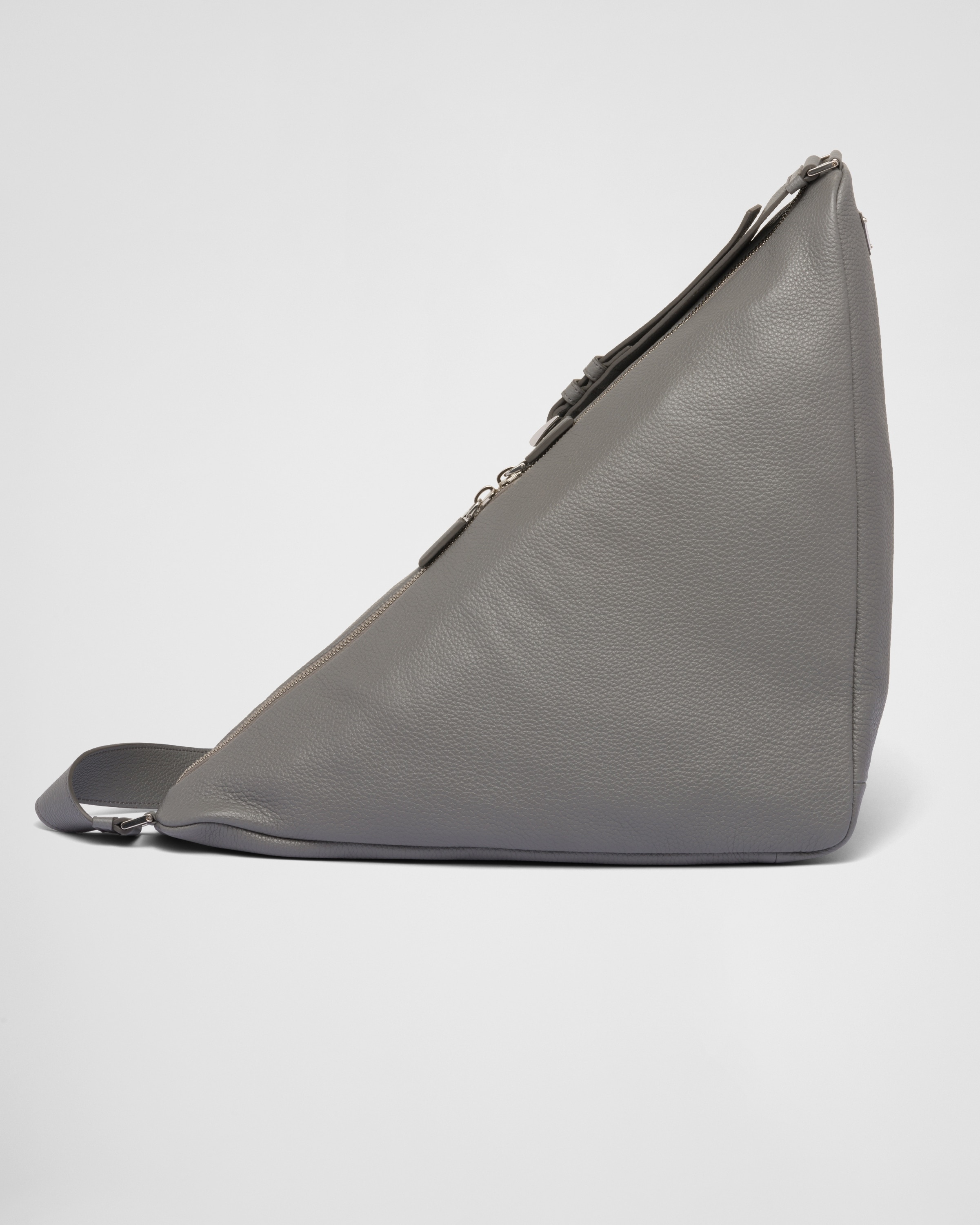 Large leather Prada Triangle bag - 4