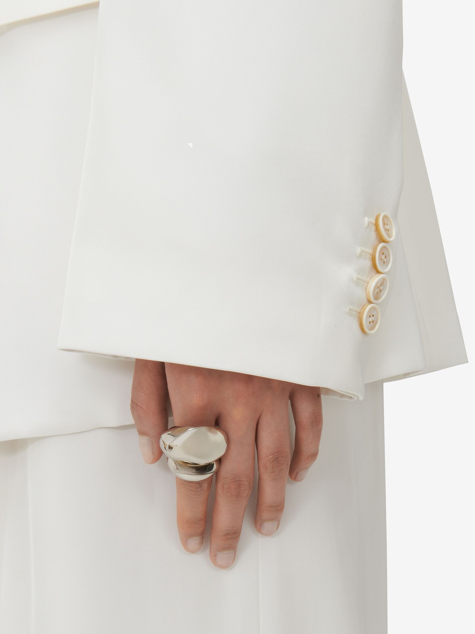 Women's Stacked Ring in Antique Silver - 4