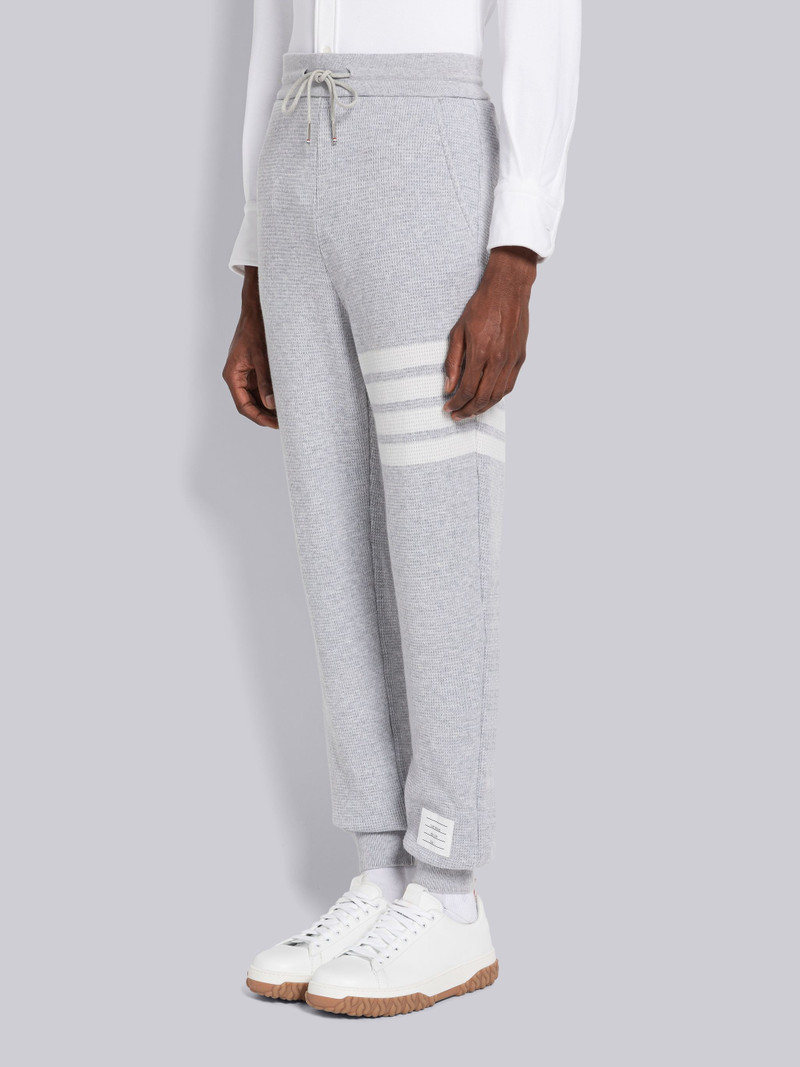Thom Browne Cashmere Waffle 4-Bar Sweatpant outlook