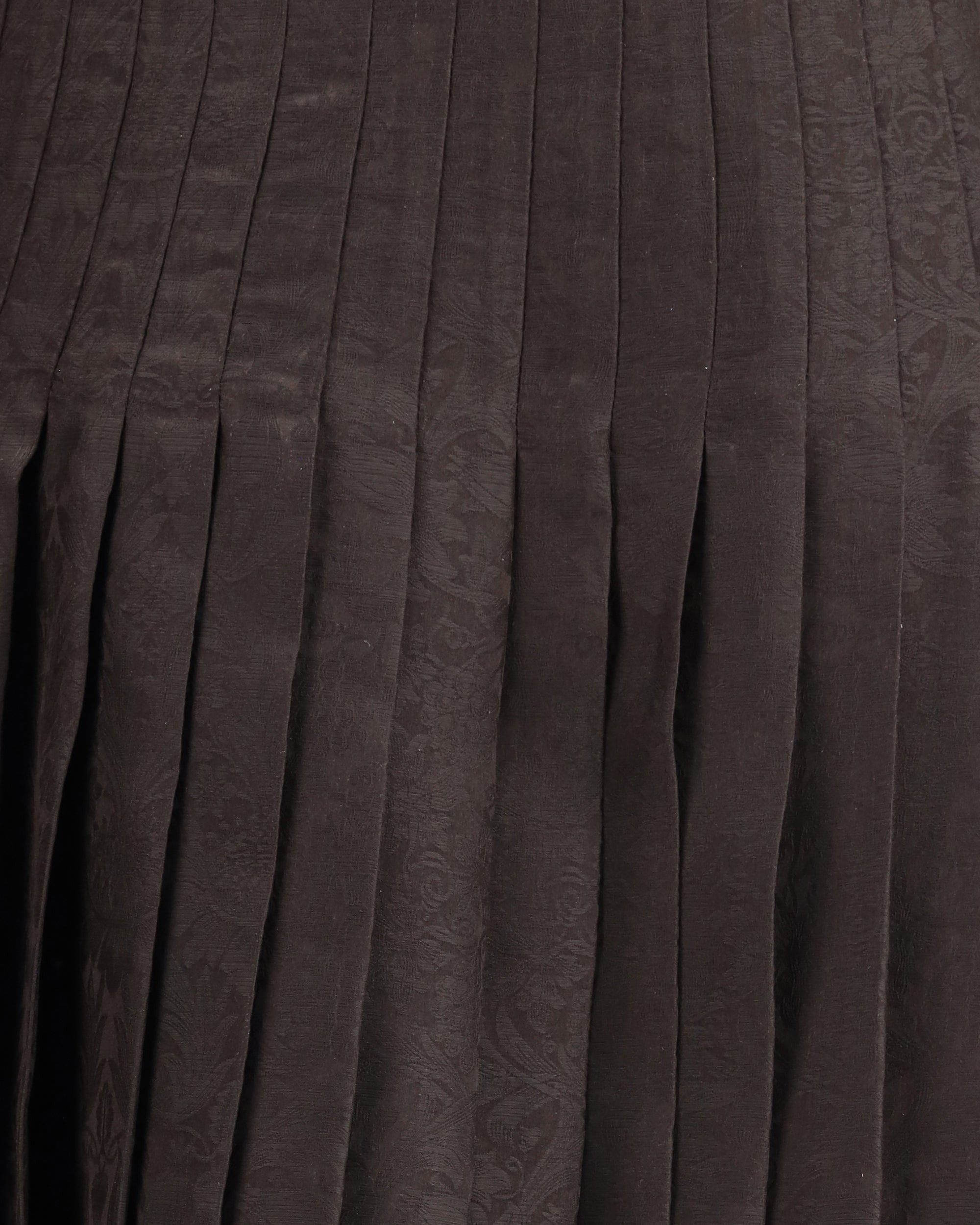 Sunflower Pleated Silk Skirt - 3