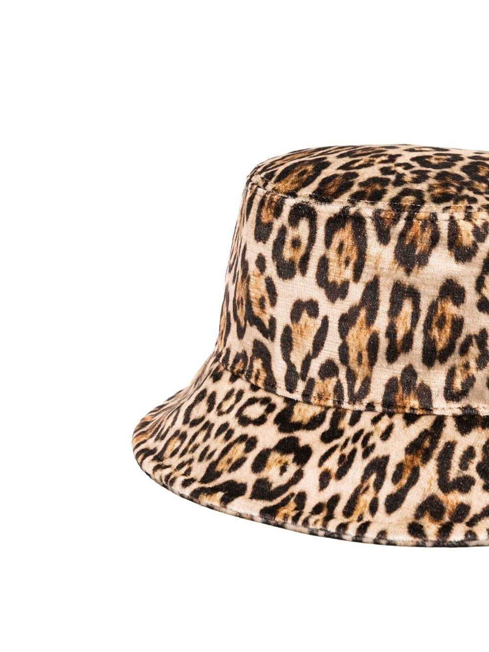 leopard-pattern logo-print bucket hat - 2