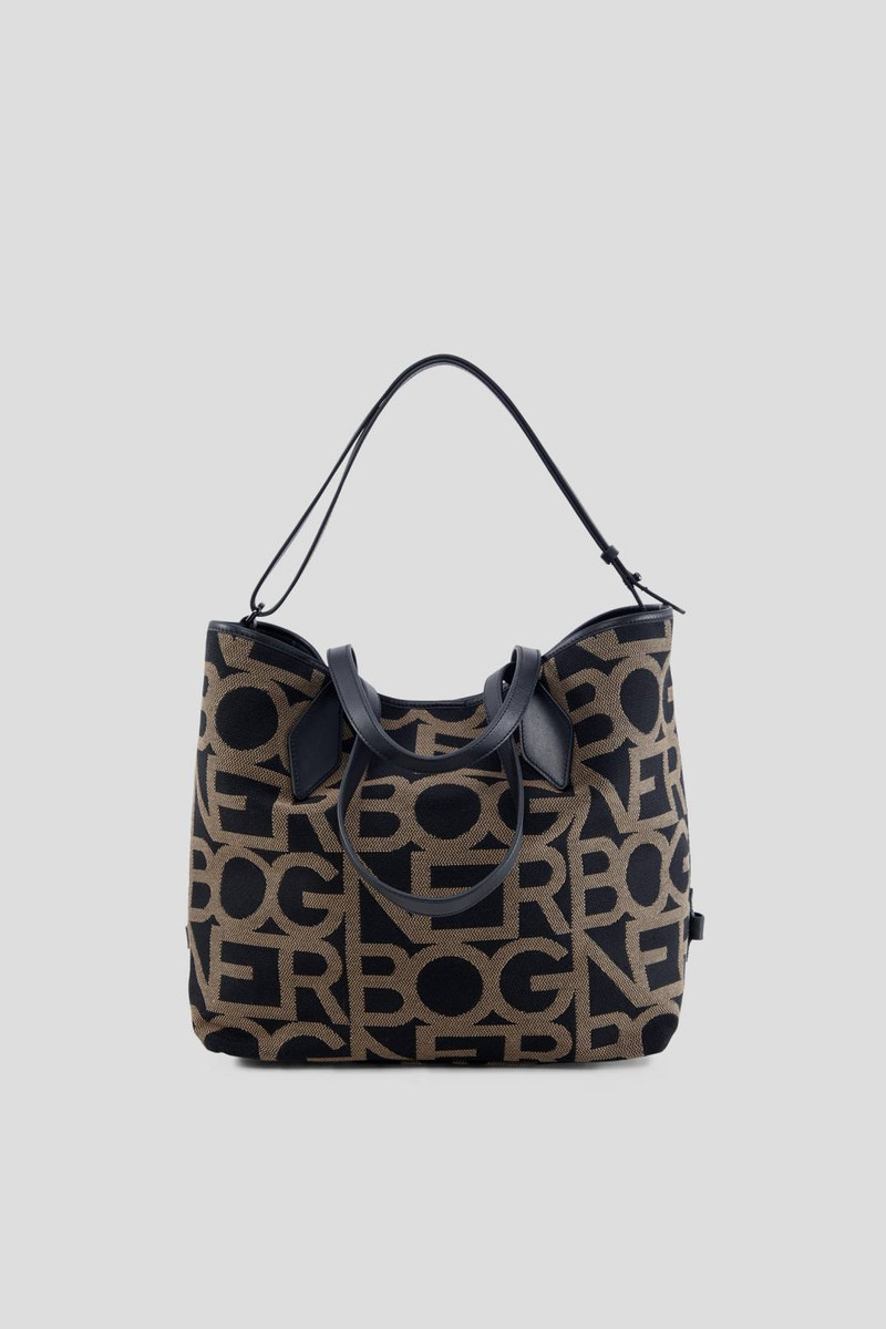 PANY JANE HOBO BAG IN BLACK/BROWN 1