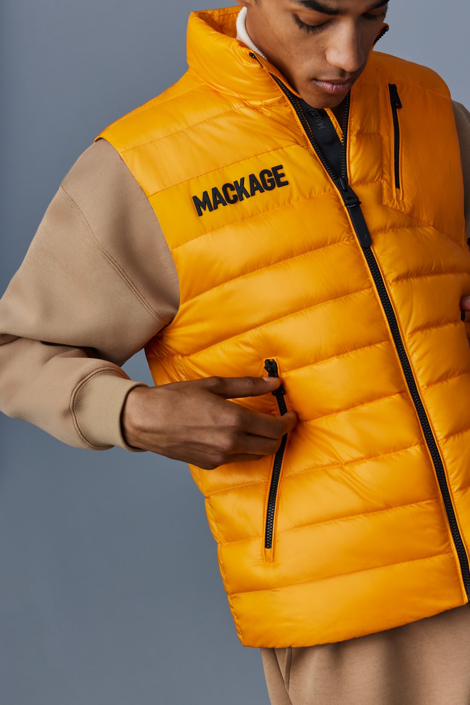 HARDY Re-Stop down vest with patch pocket for men - 5