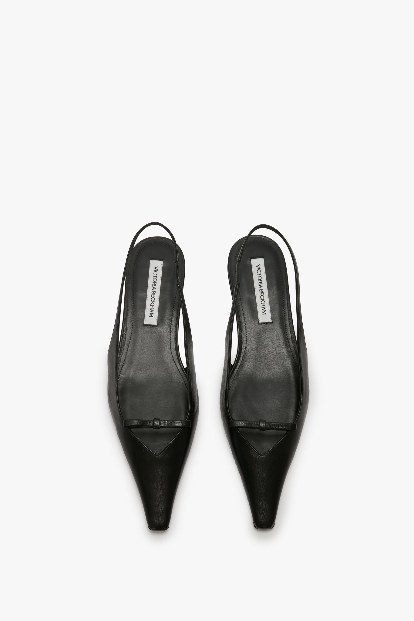 Sloan Slingback In Black Smooth Leather - 4