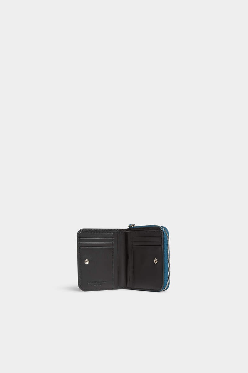 GOTHIC DSQUARED2 LEATHER ZIP WALLET - 3