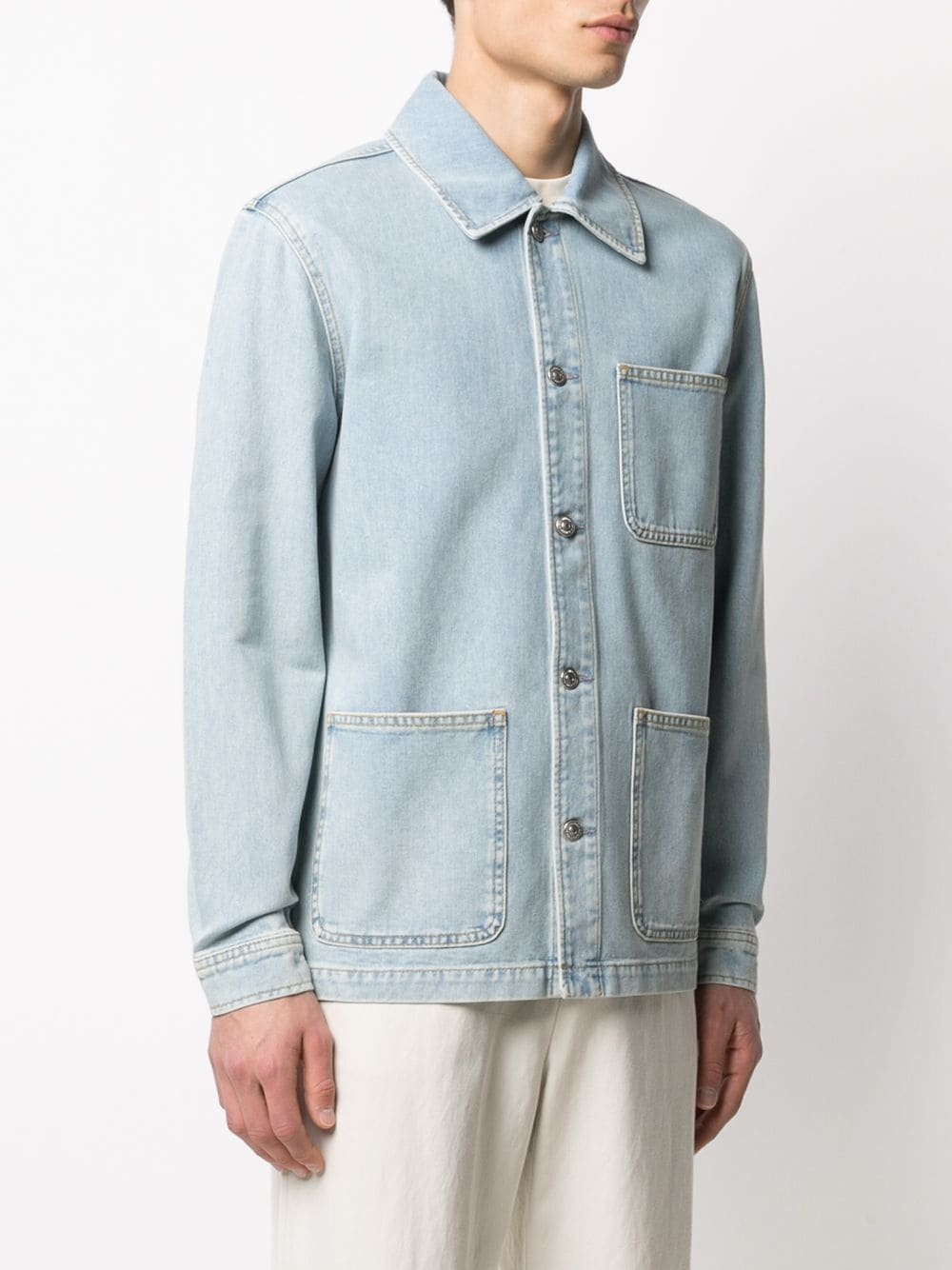 Worker three-pocket denim jacket - 3