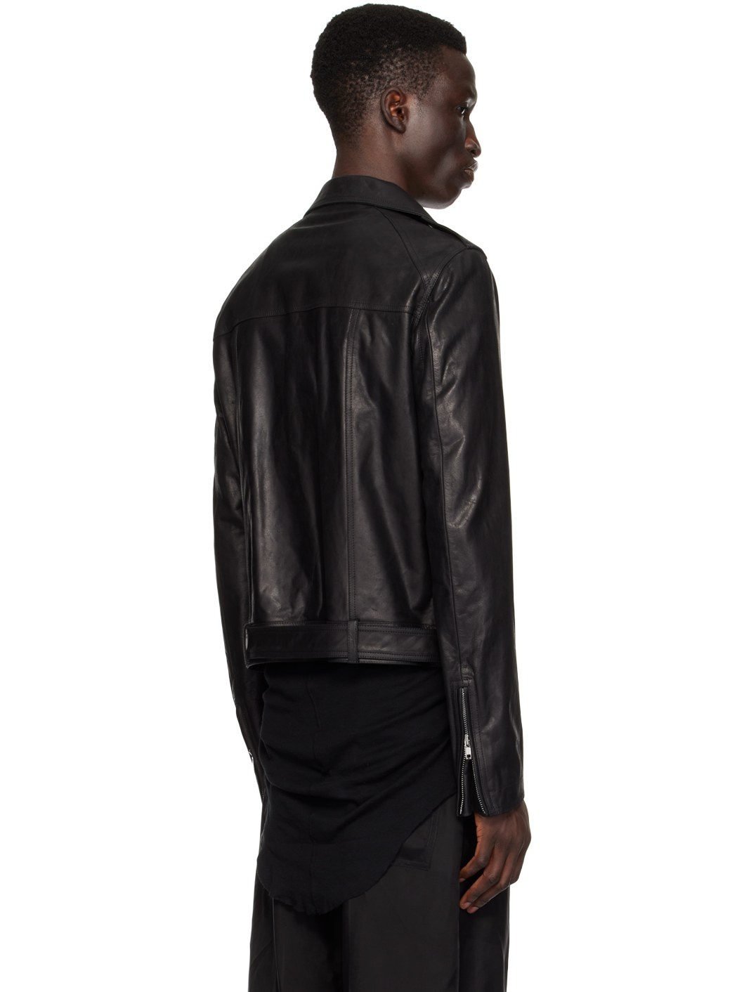 Black Lukes Stooges Leather Jacket - 3