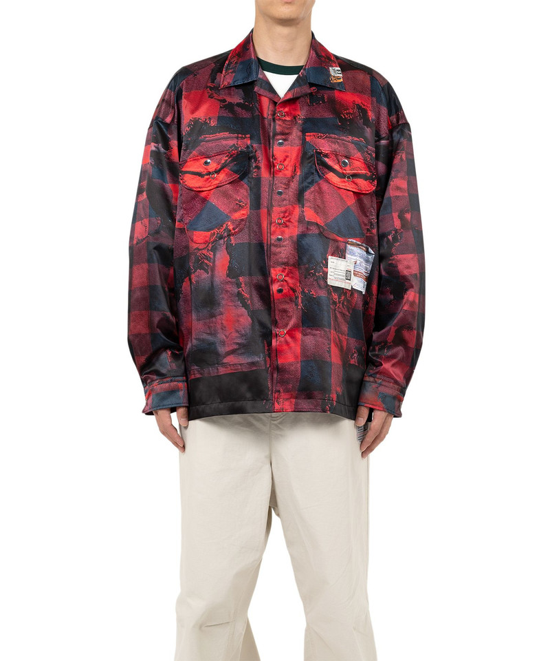 Maison MIHARAYASUHIRO "T.A.T.A x MMY" Trompe-l'oeil Archive Printed Shirt outlook