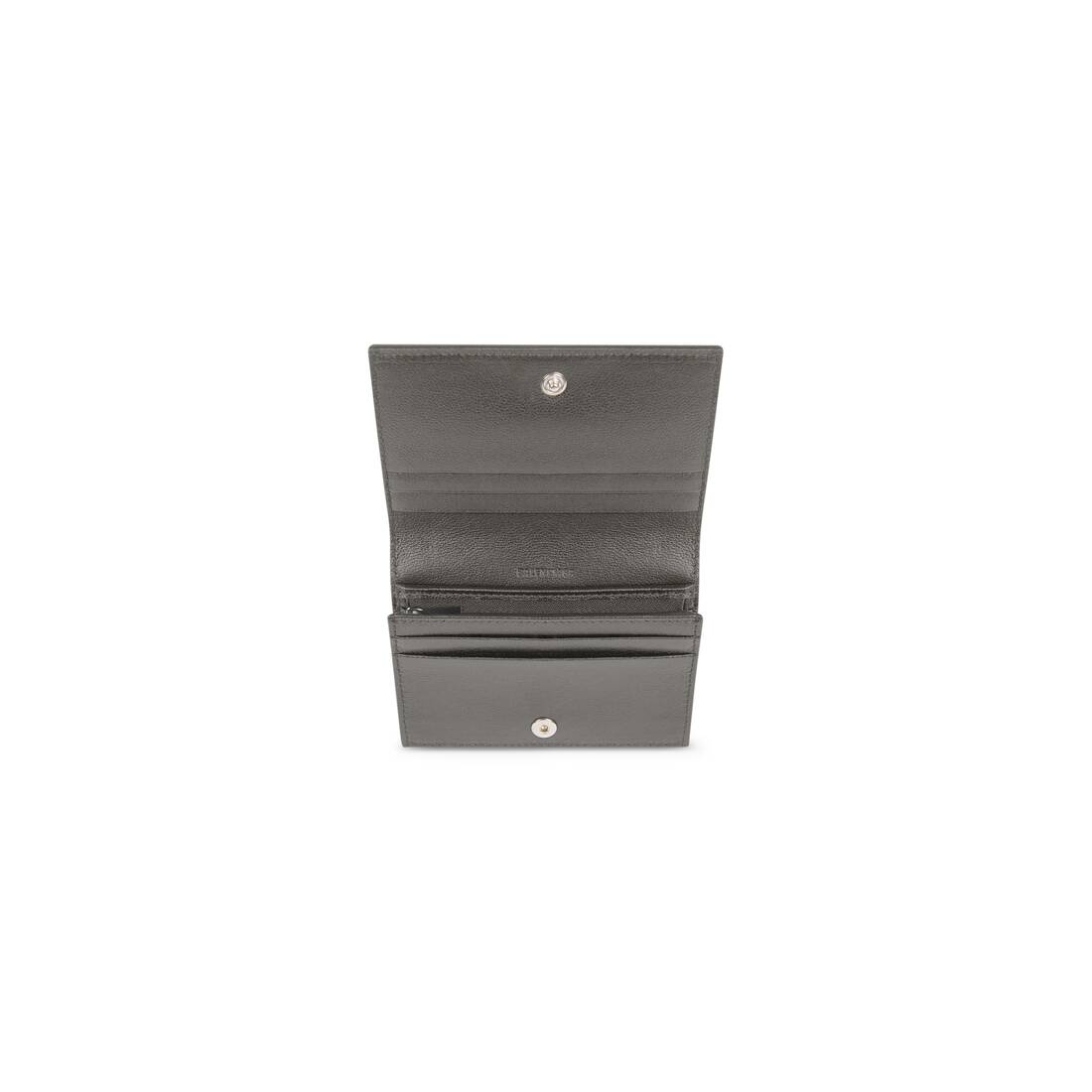 Men's Cash Bifolded Card Holder in Graphite/black - 3