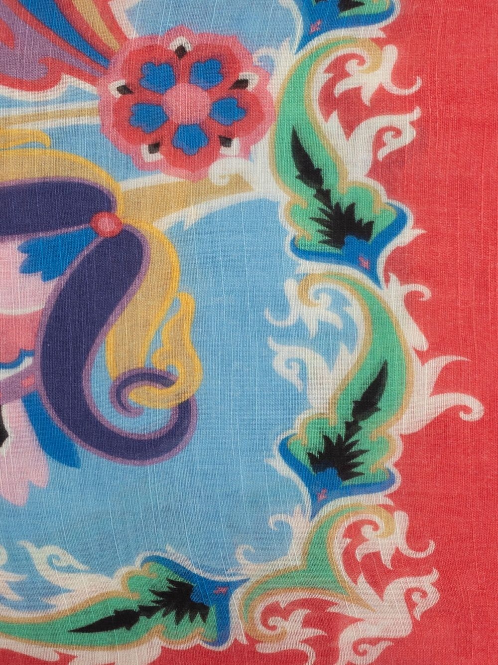 paisley-print scarf - 2