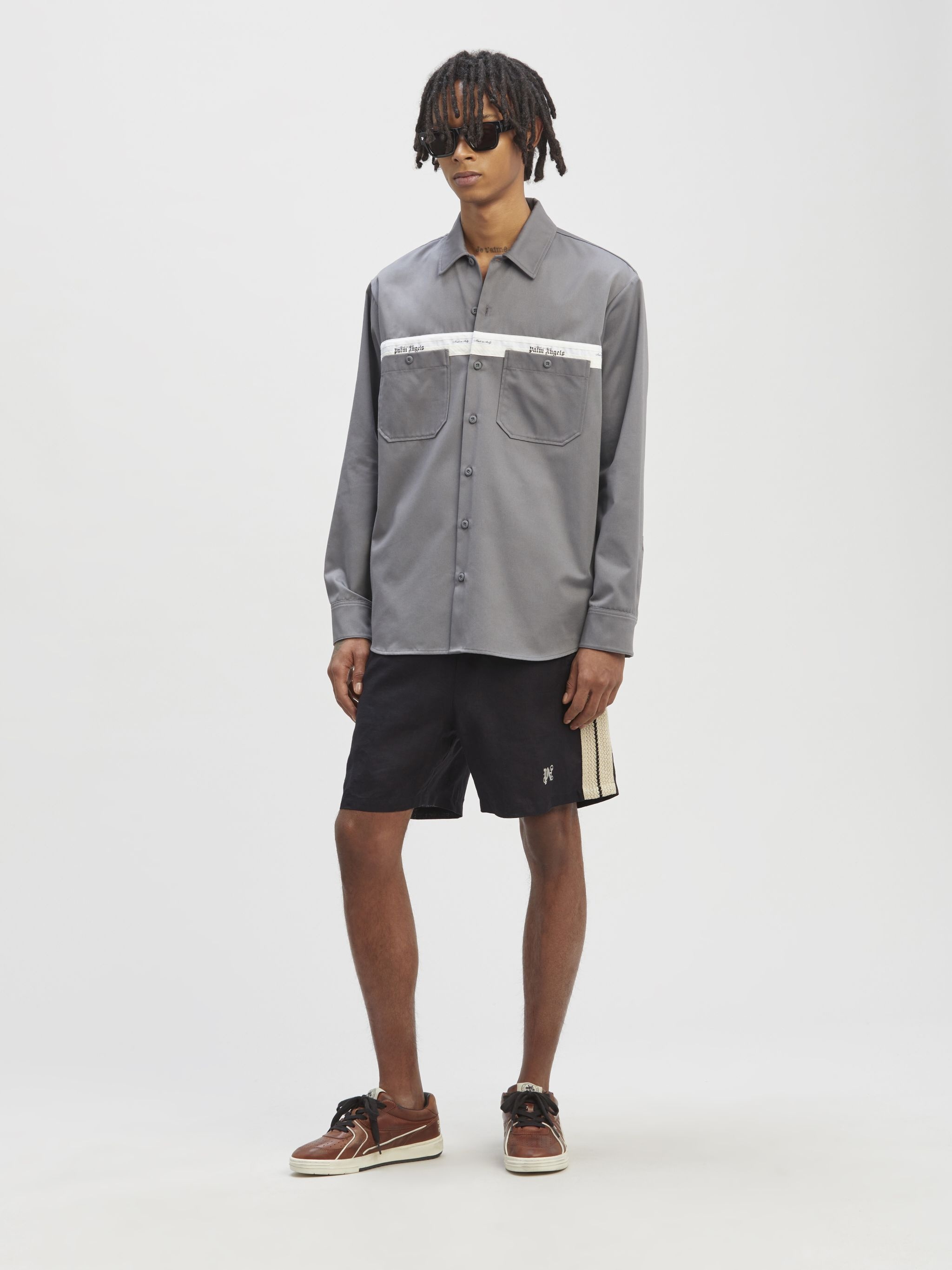 Monogram Track Shorts - 2