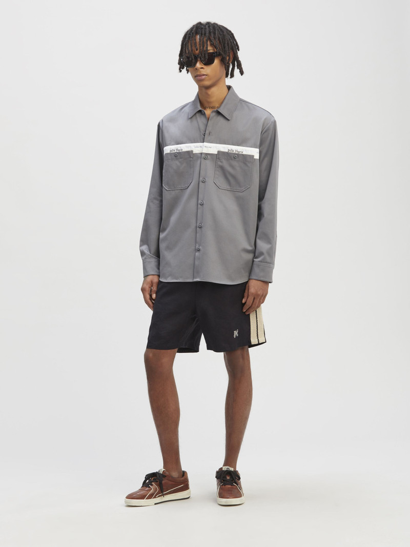 Palm Angels Monogram Track Shorts outlook