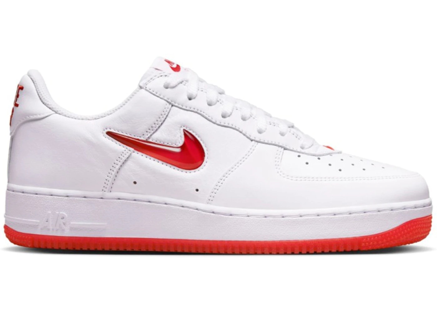 Nike Air Force 1 Low '07 Retro Color of the Month Jewel Swoosh University Red - 1