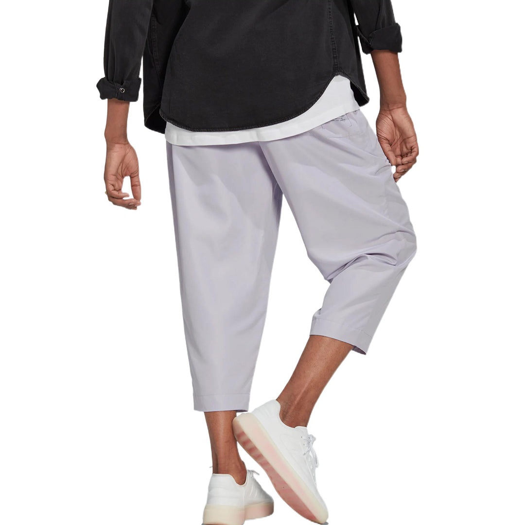 Men's adidas Solid Color Logo Printing Sports Pants/Trousers/Joggers Silver Gray HN1929 - 4