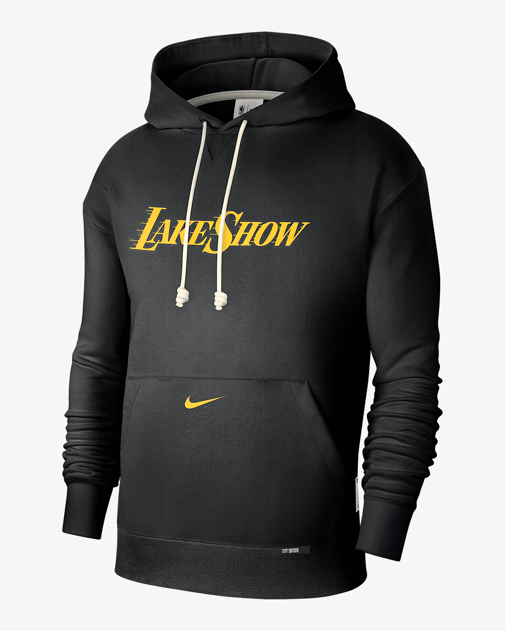 Los Angeles Lakers Standard Issue City Edition Men's Nike Dri-FIT NBA Courtside Hoodie - 1