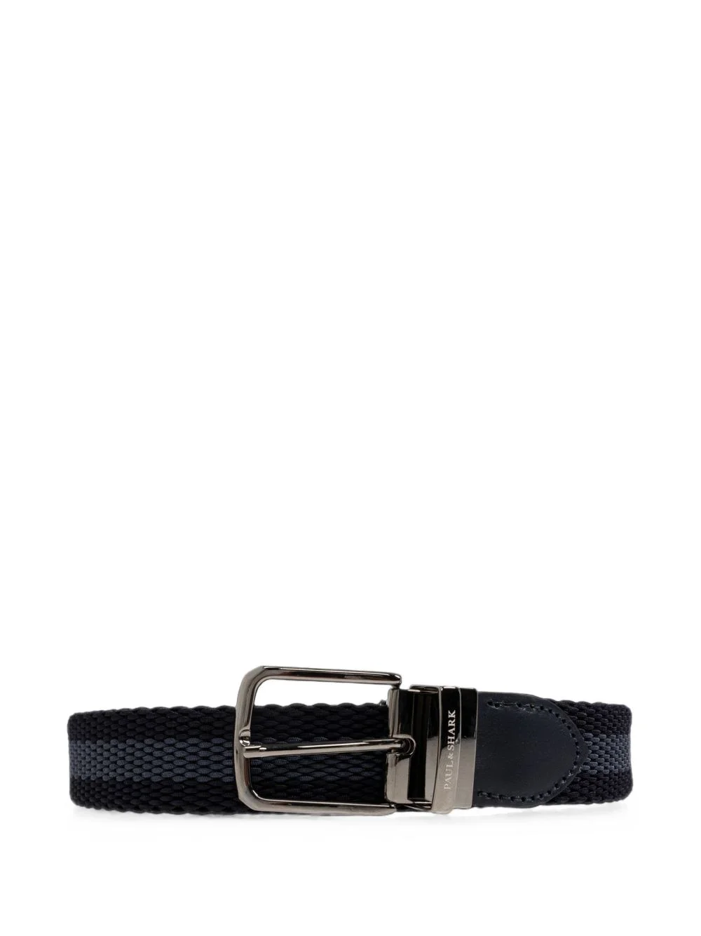 woven logo-engraved belt - 1