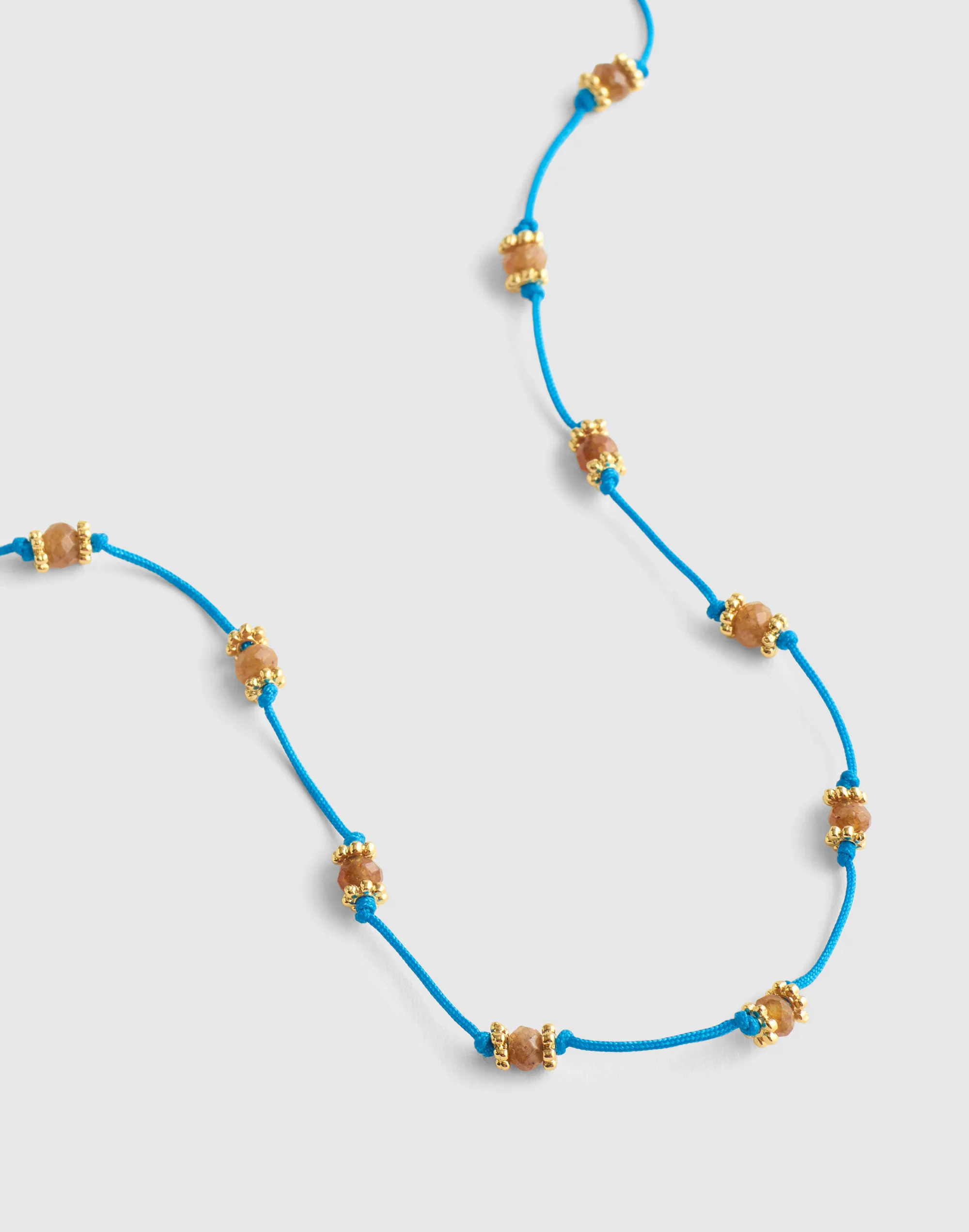 Beaded Long Station Necklace - 1