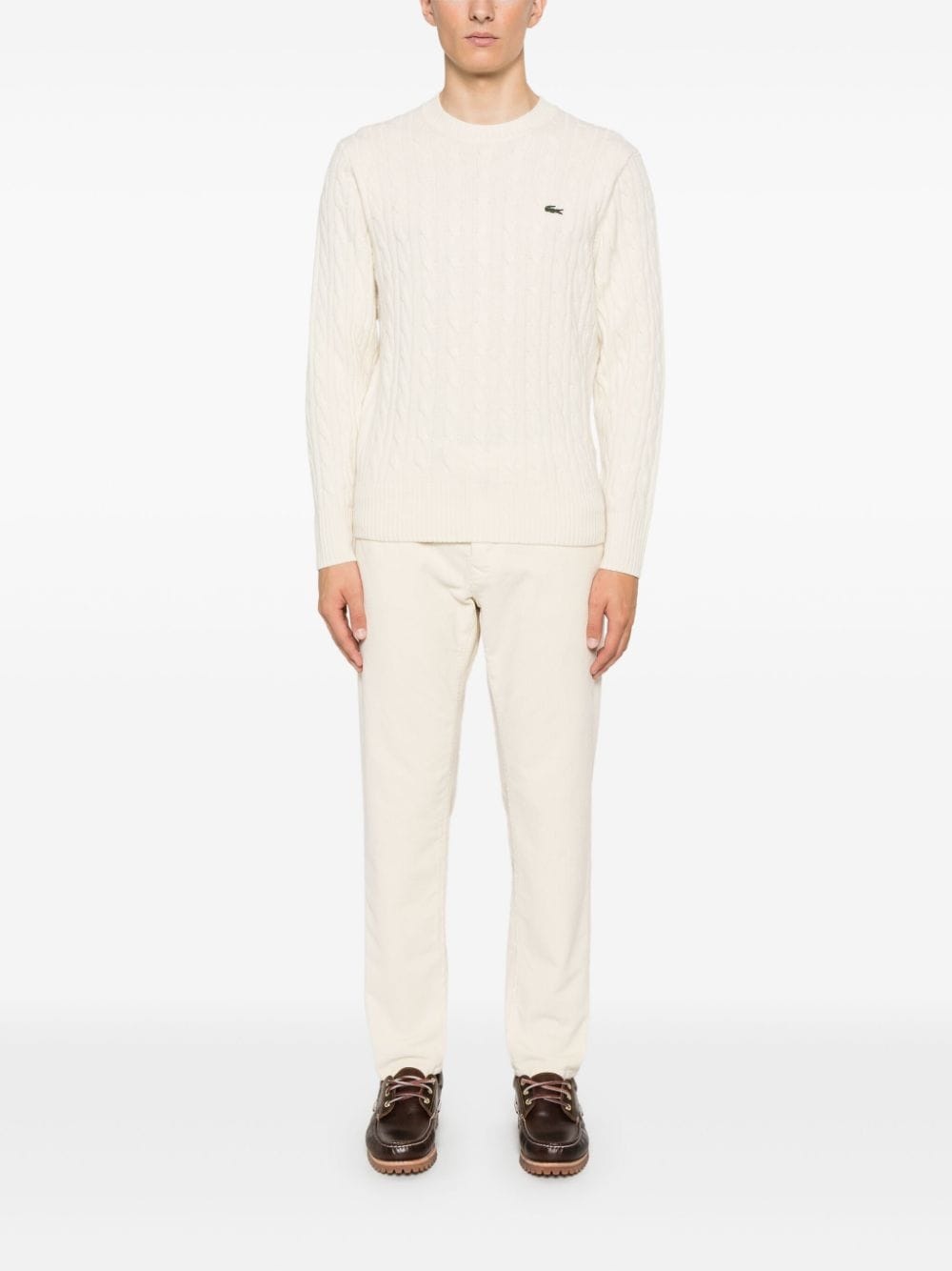 cable-knit sweater - 2