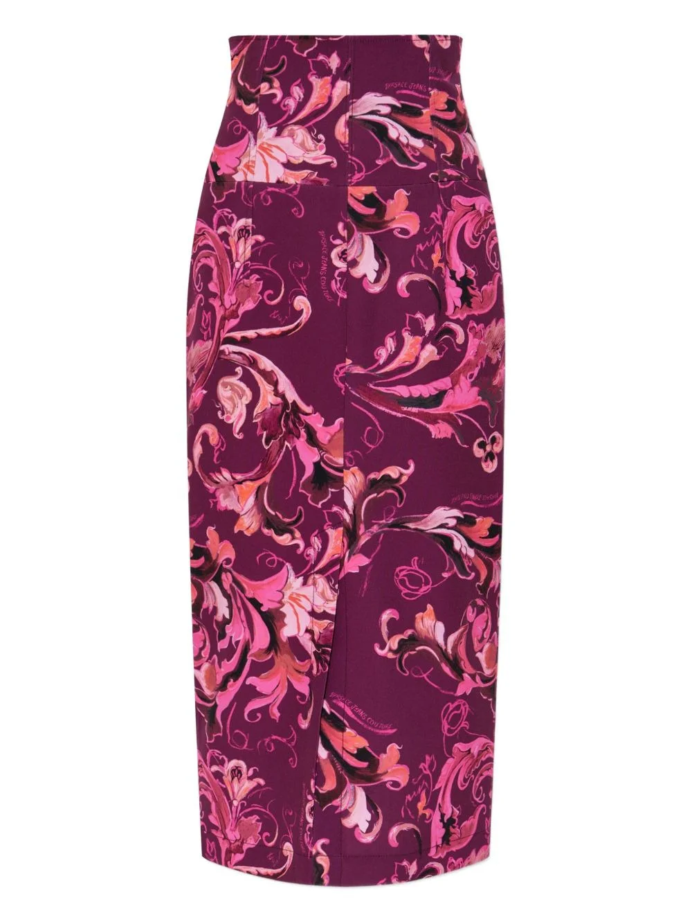 floral-print midi skirt - 1