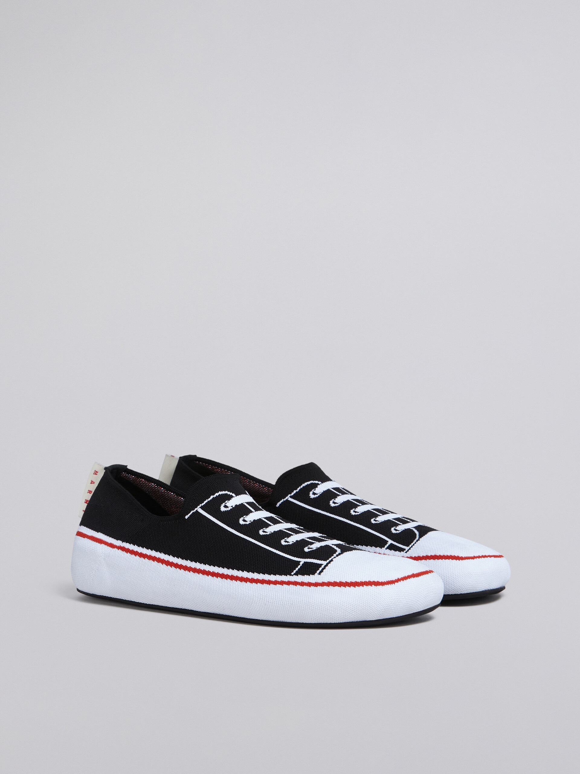 TROMPE L'ŒIL JACQUARD LOW-TOP SNEAKER - 2