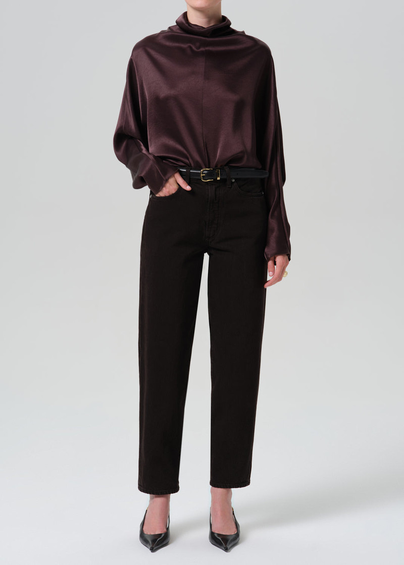 The Taper Jean In Carob - 1