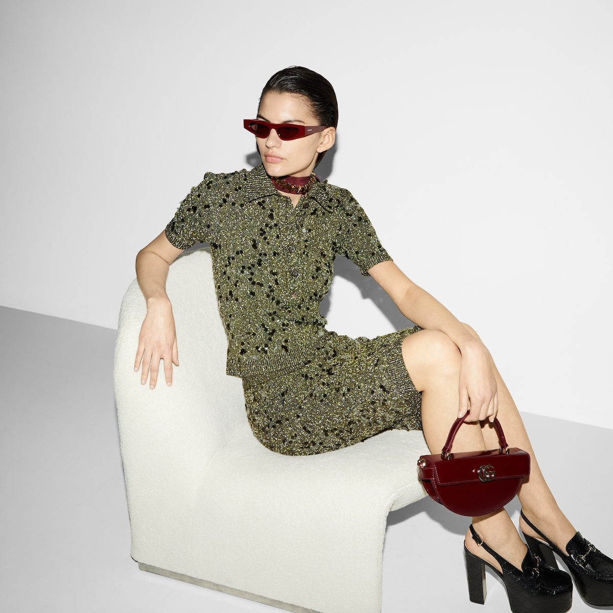 Tweed blend skirt - 6